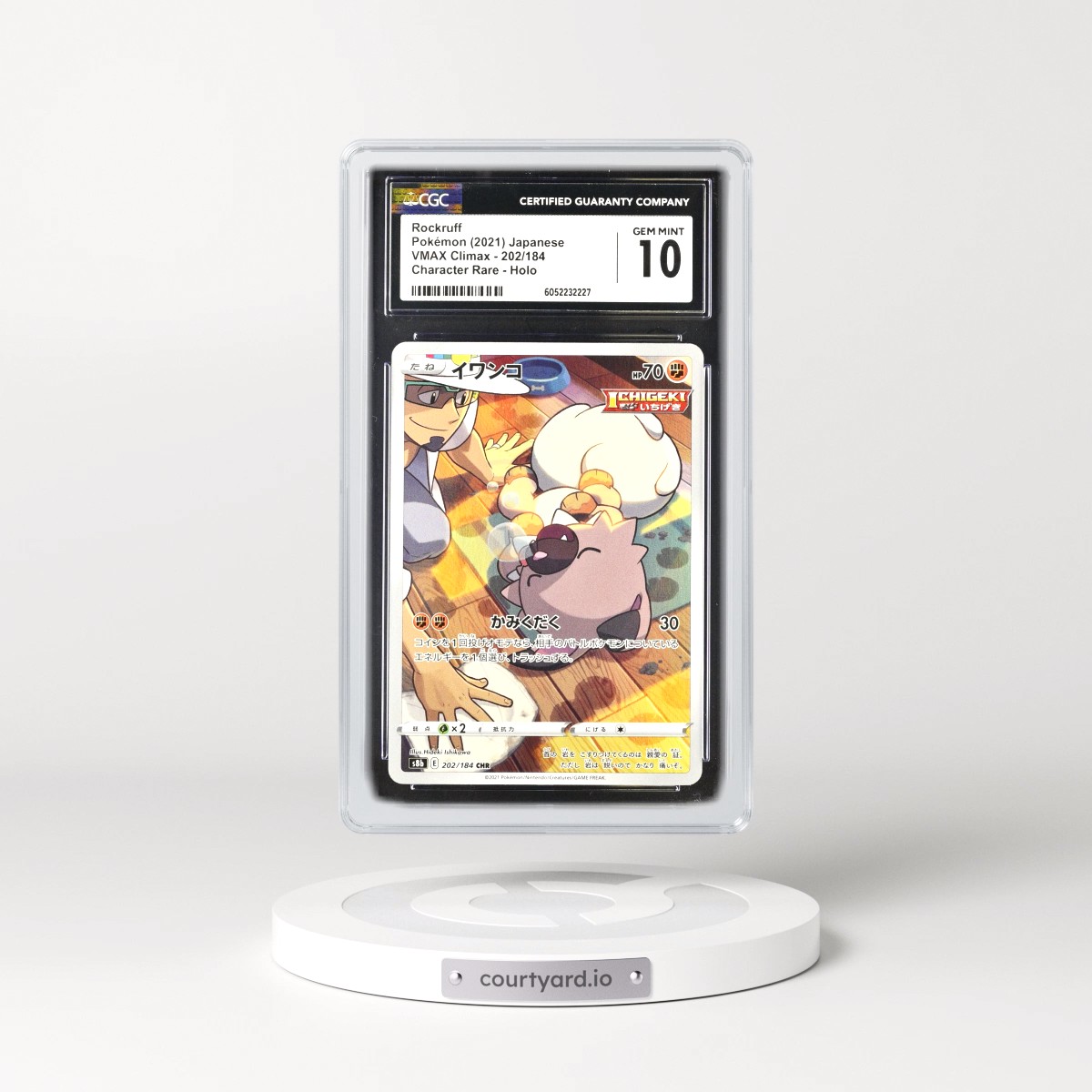 2021 VMAX Climax #202/184 Rockruff - Character Rare Holo (CGC 10 GEM MINT)