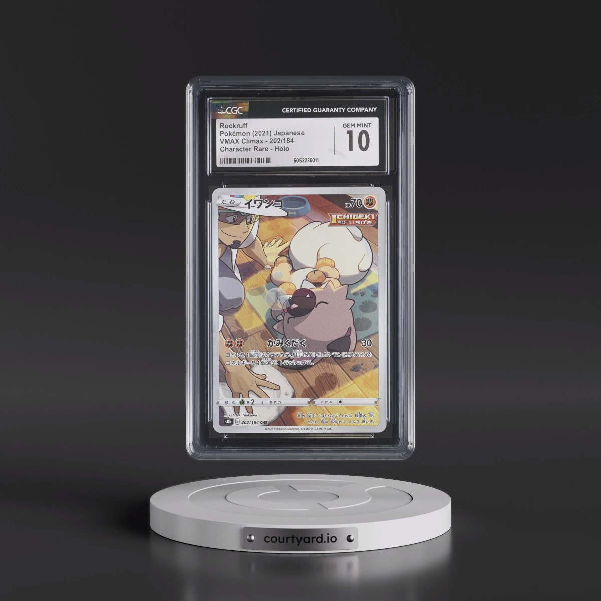 2021 VMAX Climax #202/184 Rockruff - Character Rare Holo (CGC 10 GEM MINT)