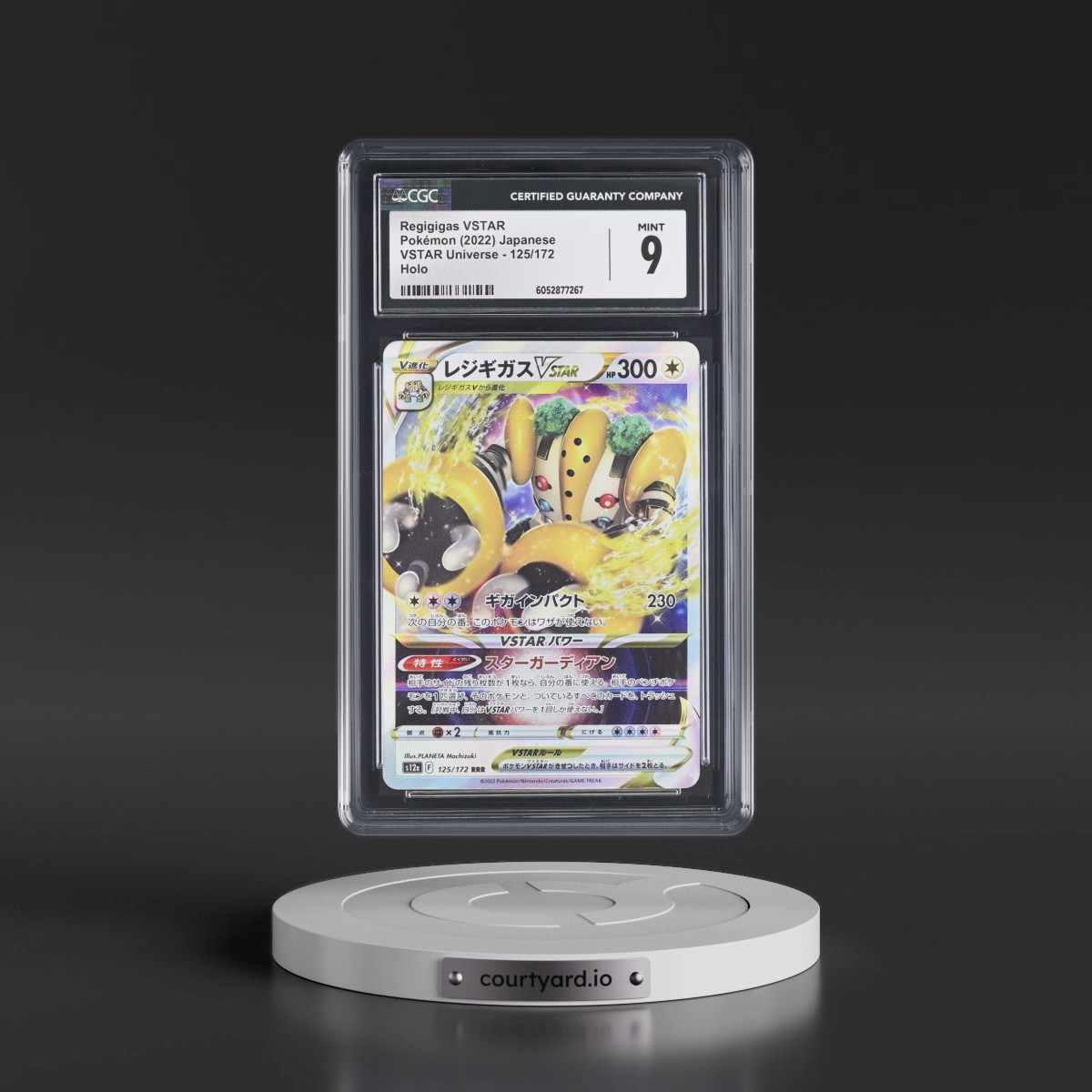 2022 VSTAR Universe #125/172 Regigigas VSTAR - Holo (CGC 9 MINT)