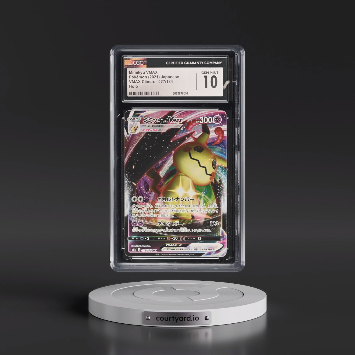 2021 VMAX Climax #077/184 Mimikyu VMAX - Holo (CGC 10 GEM MINT)