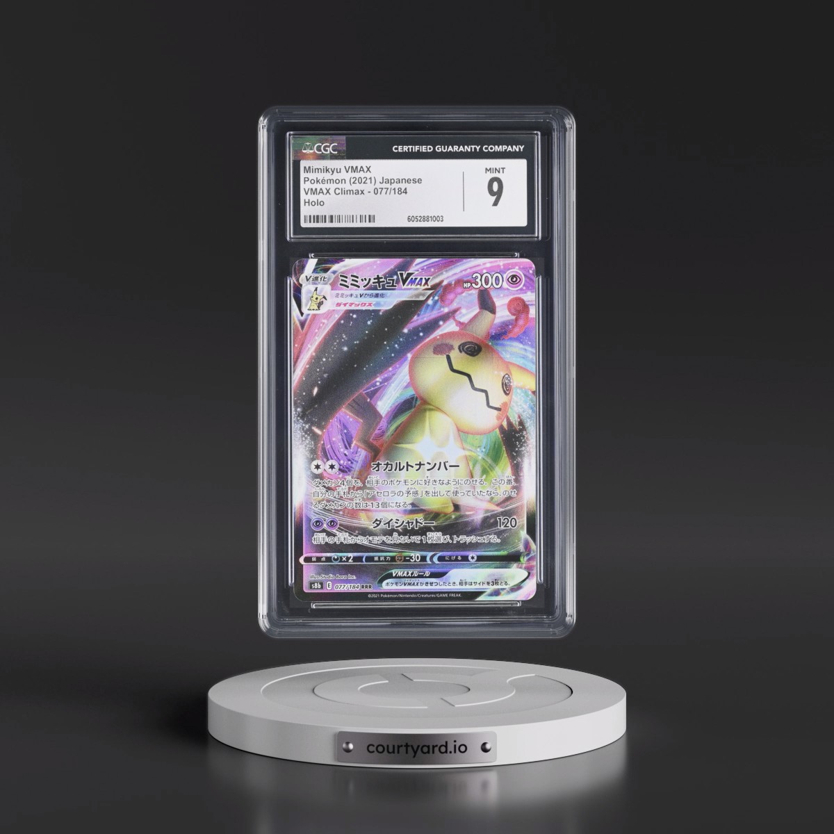 2021 VMAX Climax #077/184 Mimikyu VMAX - Holo (CGC 9 MINT)