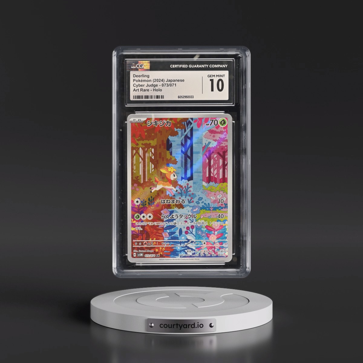 2024 Cyber Judge #073/071 Deerling - Art Rare Holo (CGC 10 GEM MINT)