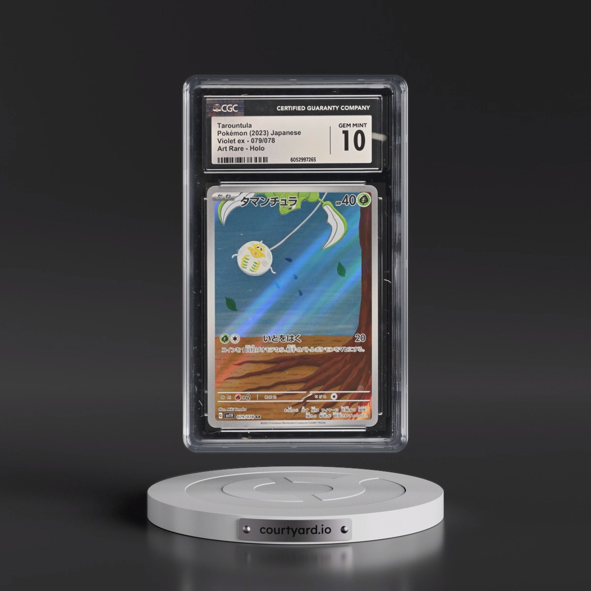2023 Violet ex #079/078 Tarountula - Art Rare Holo (CGC 10 GEM MINT)