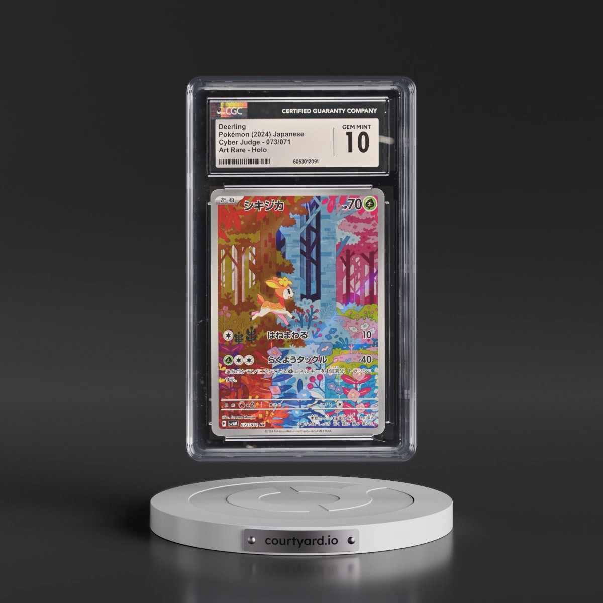 2024 Cyber Judge #073/071 Deerling - Art Rare Holo (CGC 10 GEM MINT)