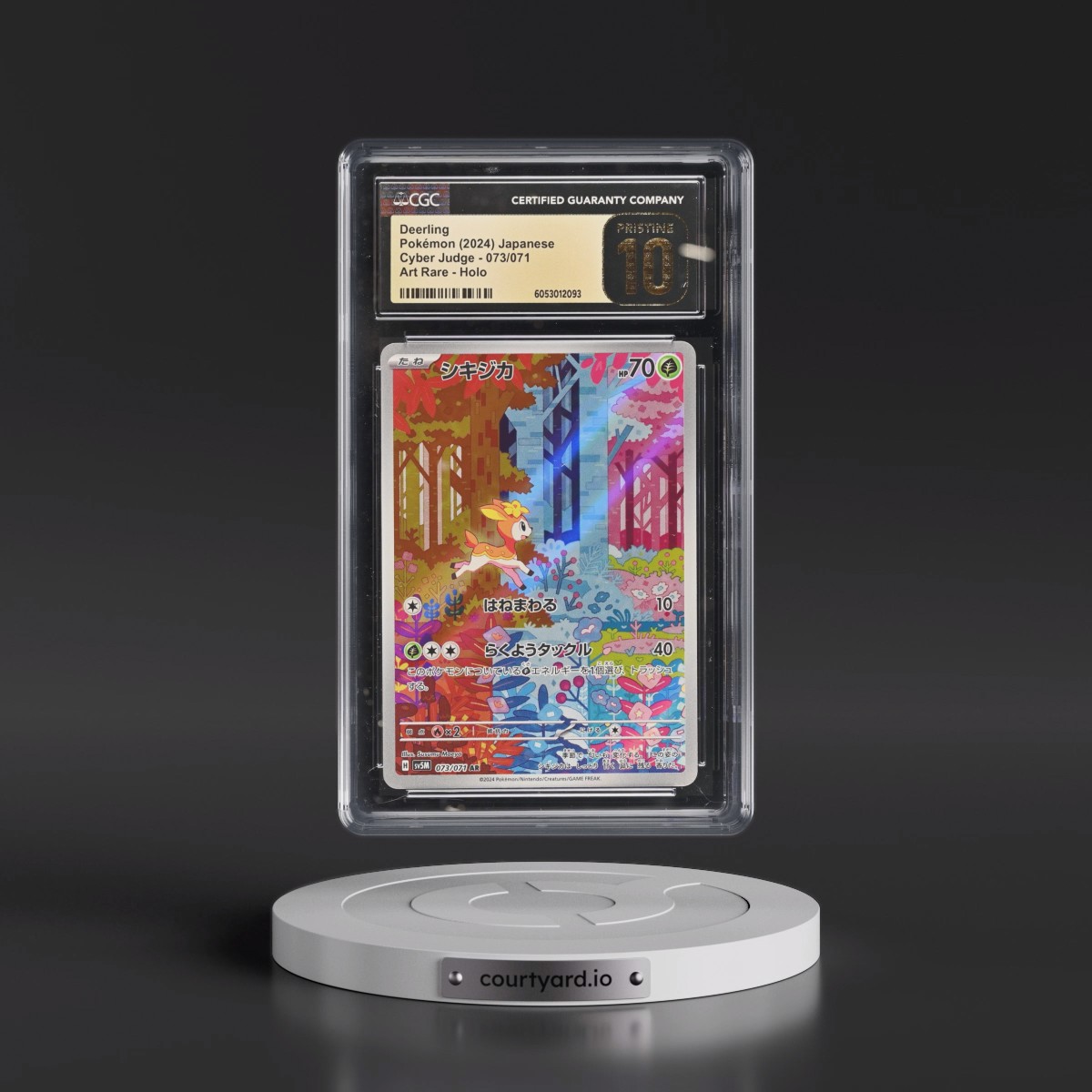2024 Cyber Judge #073/071 Deerling - Art Rare Holo (CGC 10 PRISTINE)