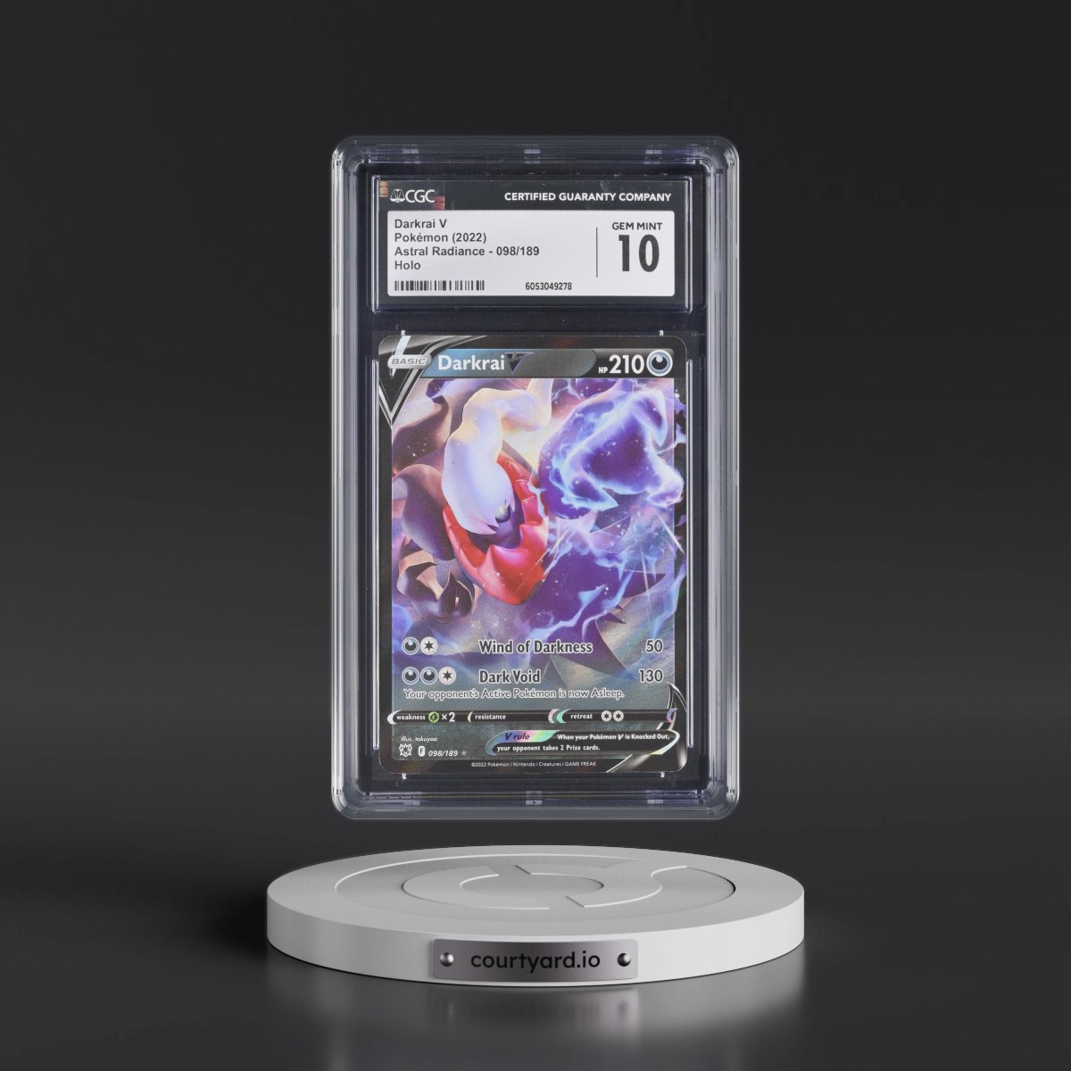 Astral Radiance #098/189 Darkrai V - Holo (CGC 10 GEM MINT)