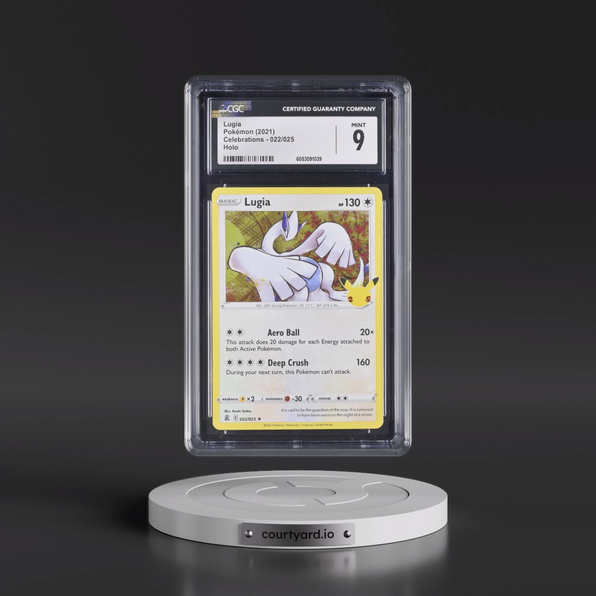 2021 Celebrations #022/025 Lugia - Holo (CGC 9 MINT)