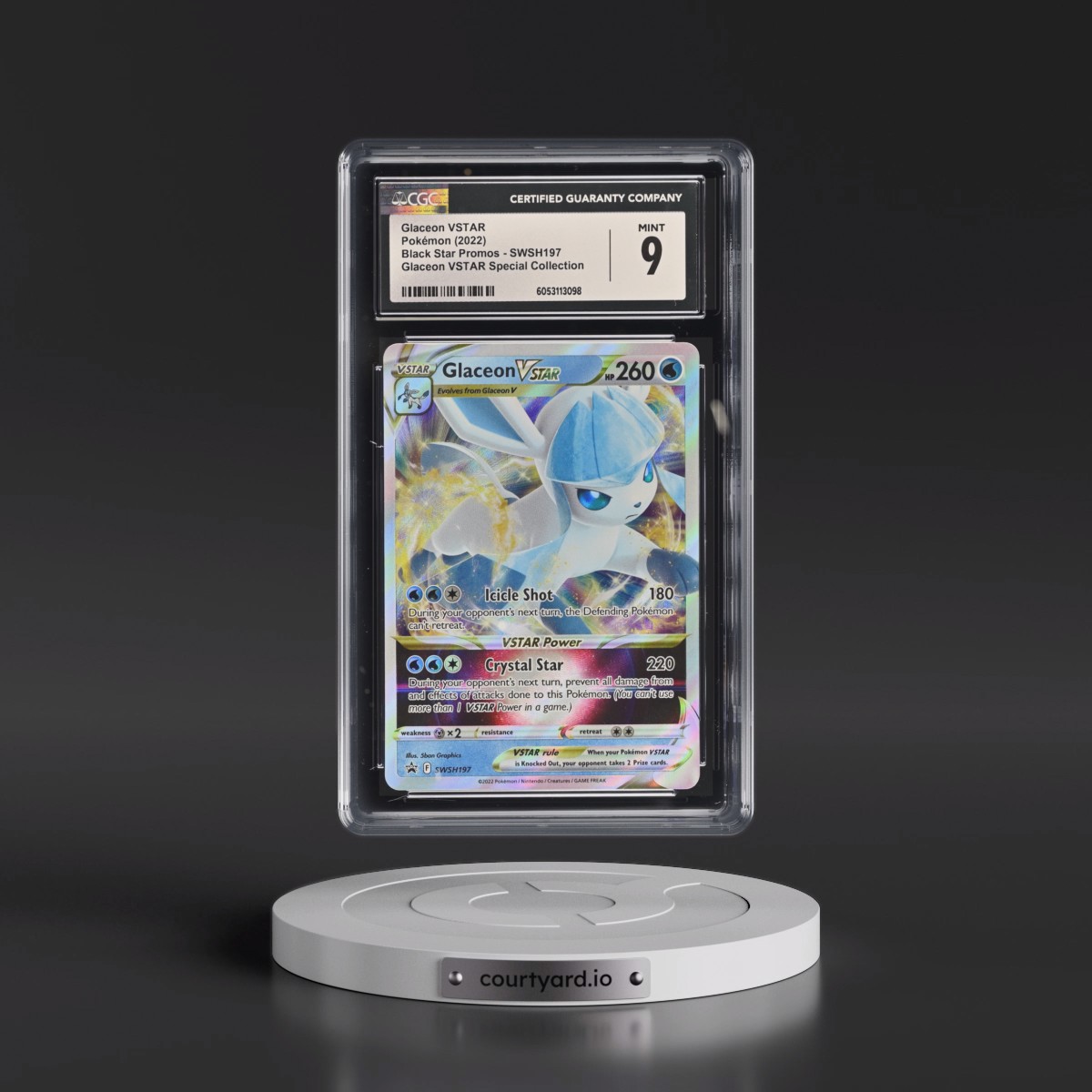 2017 Black Star Promos - Sword & Shield #SWSH197 Glaceon VSTAR - Glaceon VSTAR Special Collection (Holo) (CGC 9 MINT)