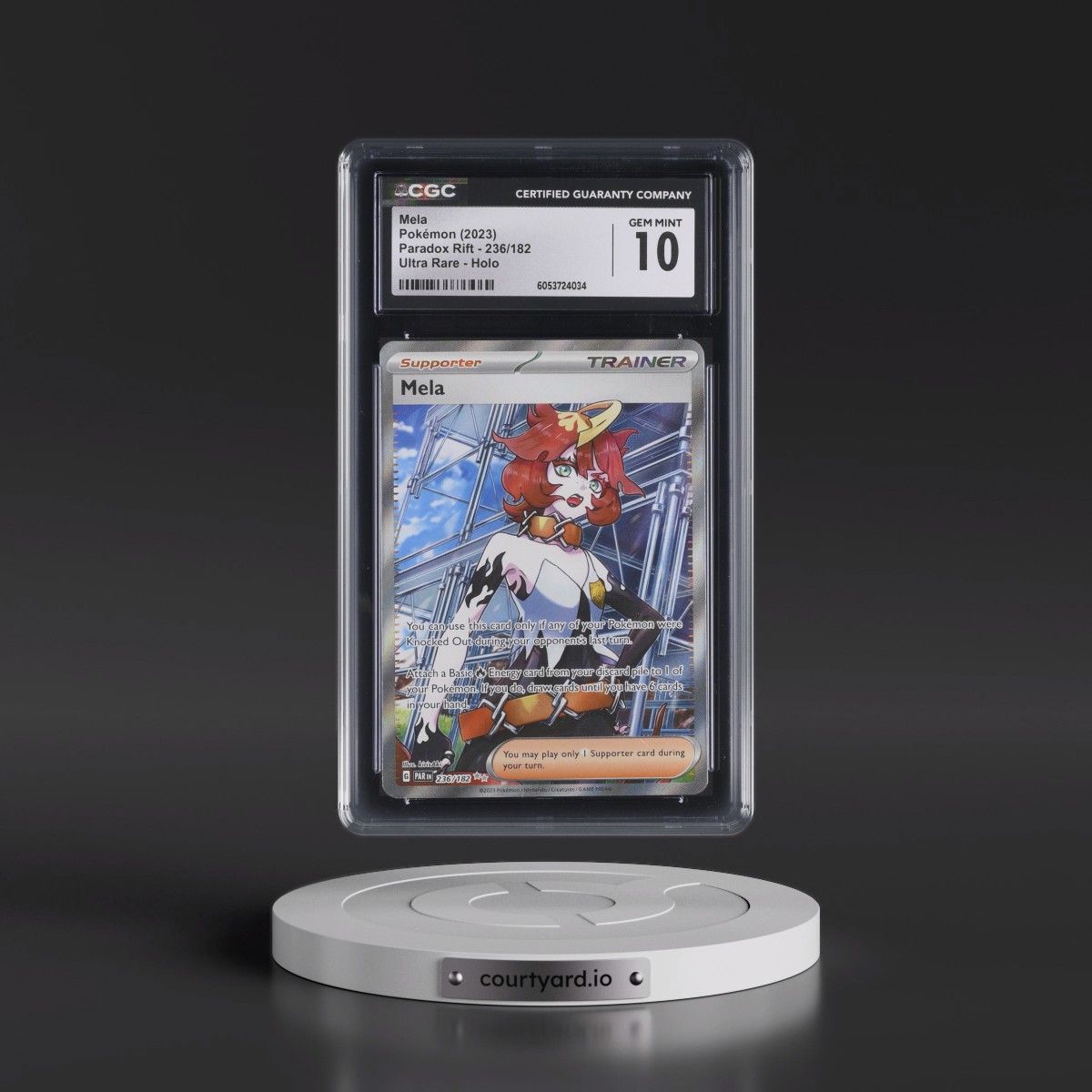 2023 Paradox Rift - PAR EN #236/182 Mela - Ultra Rare Holo (CGC 10 GEM MINT)
