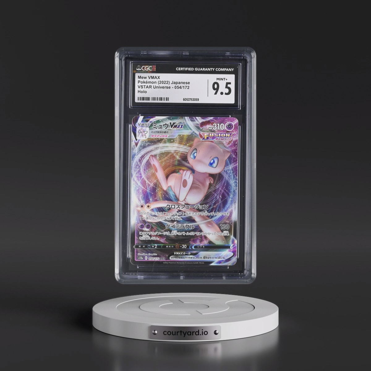 2022 VSTAR Universe #054/172 Mew VMAX - Holo (CGC 9.5 MINT+)