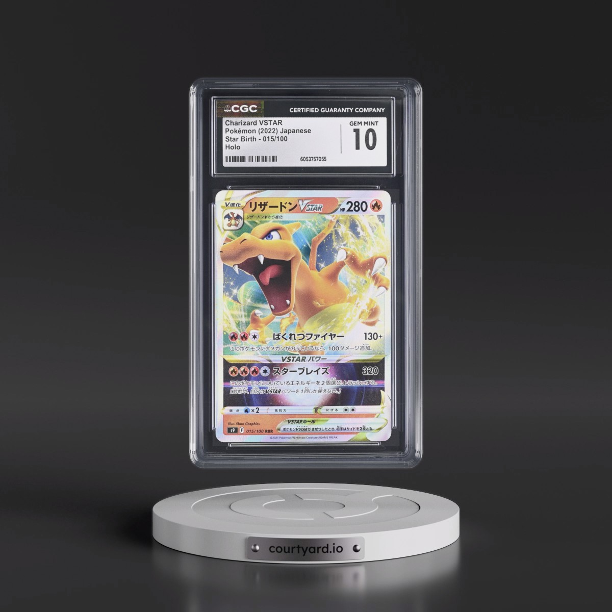 2022 Star Birth #015/100 Charizard VSTAR - Holo (CGC 10 GEM MINT)