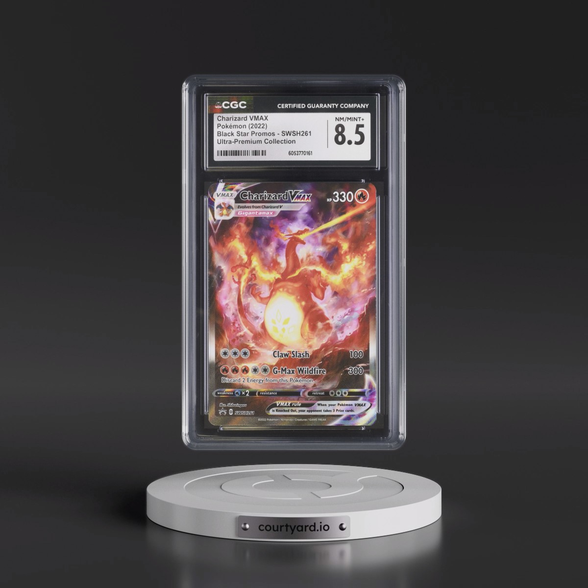 2017 Black Star Promos - Sword & Shield #SWSH261 Charizard VMAX - Ultra-Premium Collection (Holo) (CGC 8.5 NM-MT+)