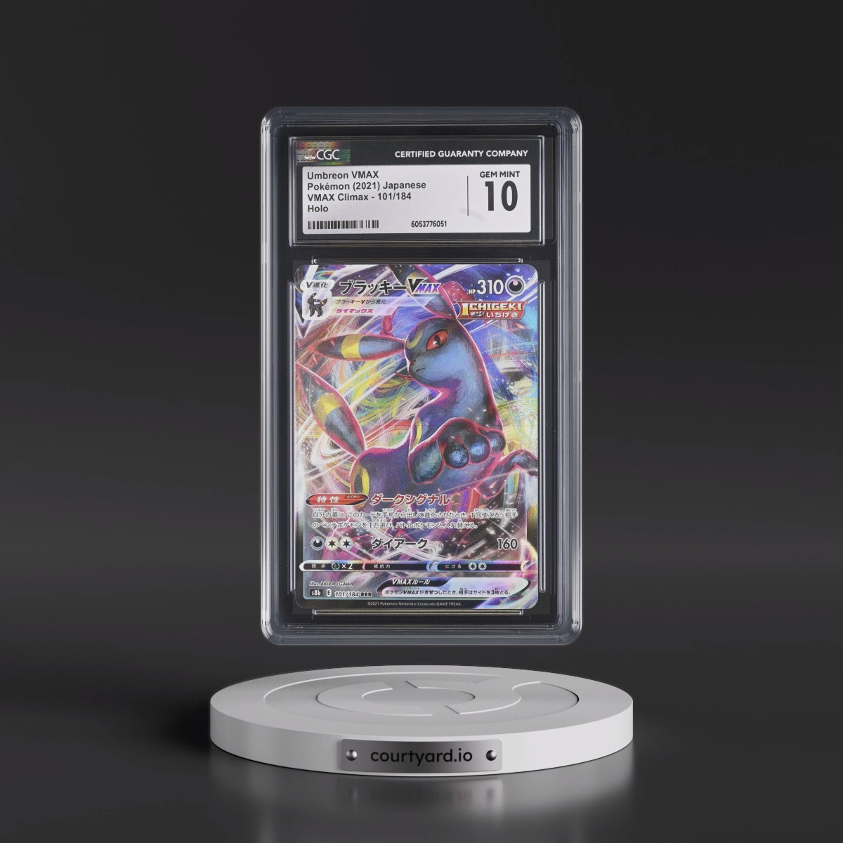2021 VMAX Climax #101/184 Umbreon VMAX - Holo (CGC 10 GEM MINT)