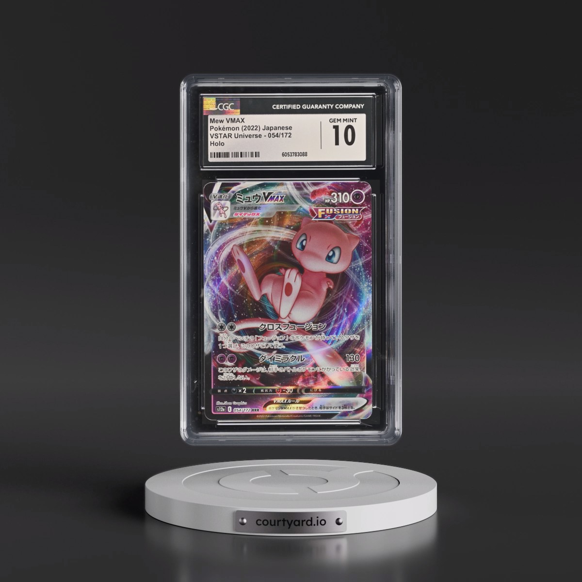 2022 VSTAR Universe #054/172 Mew VMAX - Holo (CGC 10 GEM MINT)
