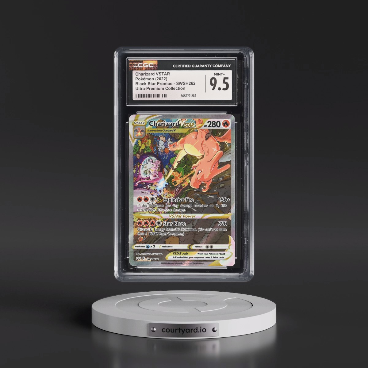 2017 Black Star Promos - Sword & Shield #SWSH262 Charizard VSTAR - Ultra-Premium Collection (Holo) (CGC 9.5 MINT+)