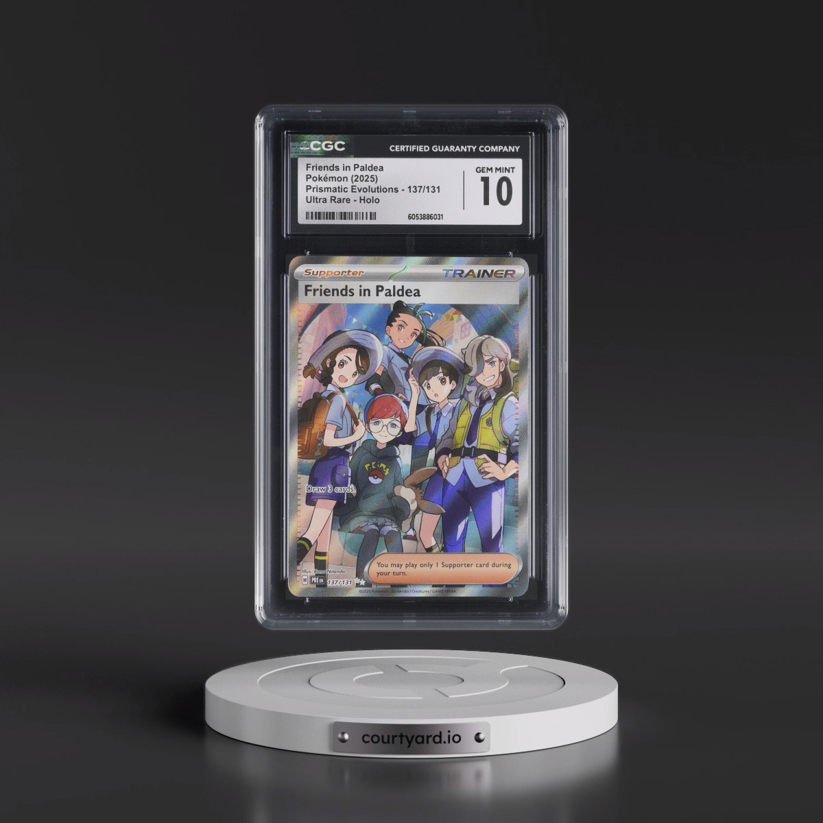 2024 Prismatic Evolutions - PRE EN #137/131 Friends in Paldea - Ultra Rare Holo (CGC 10 GEM MINT)
