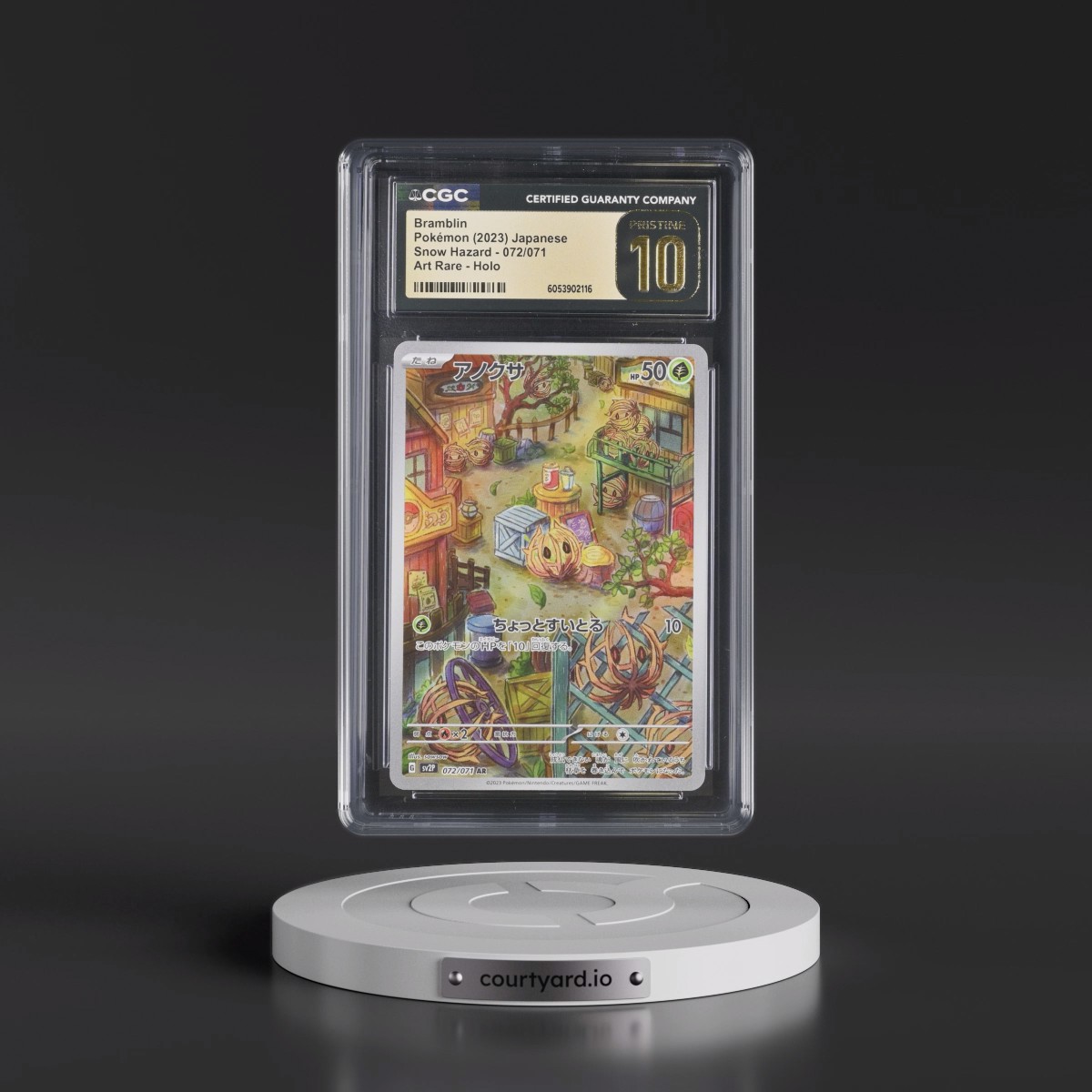 2023 Snow Hazard #072/071 Bramblin - Art Rare Holo (CGC 10 PRISTINE)