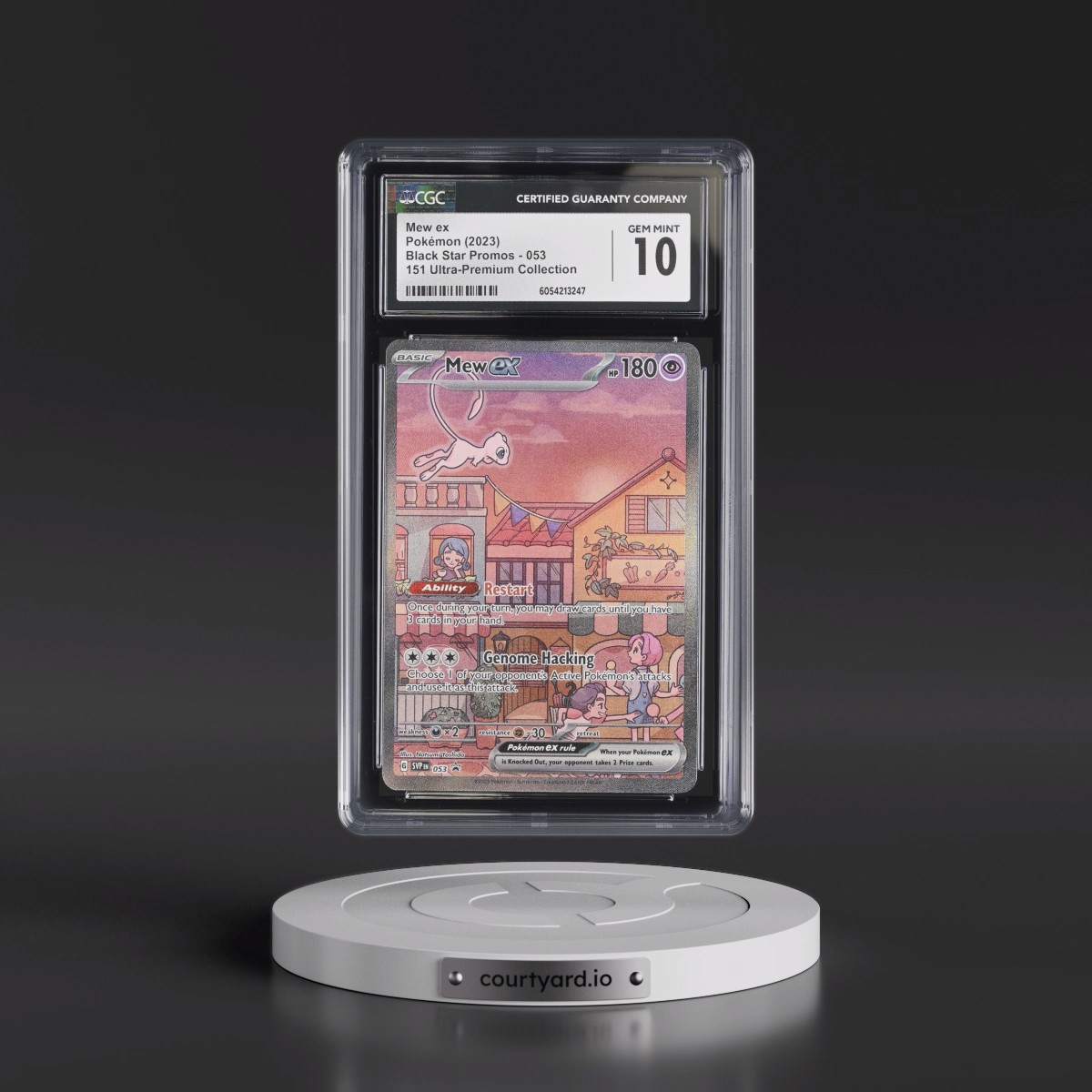 2023 Black Star Promos - Scarlet & Violet SVPEN #053 Mew ex - 151 Ultra-Premium Collection (Holo) (CGC 10 GEM MINT)