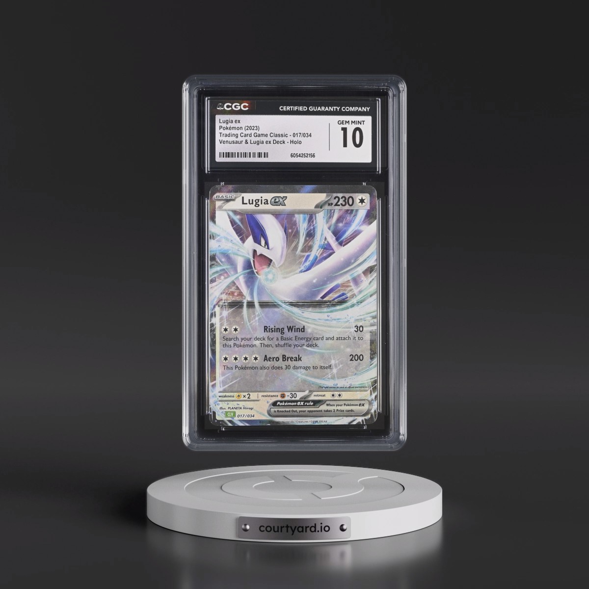 2023 Trading Card Game Classic - CLV, CLC, CLB #017/034 Lugia ex - Venusaur & Lugia ex Deck - CLV Holo (CGC 10 GEM MINT)