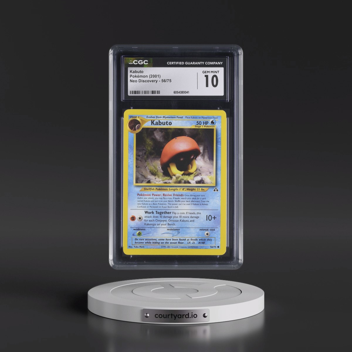2001 Neo Discovery #56/75 Kabuto (CGC 10 GEM MINT)