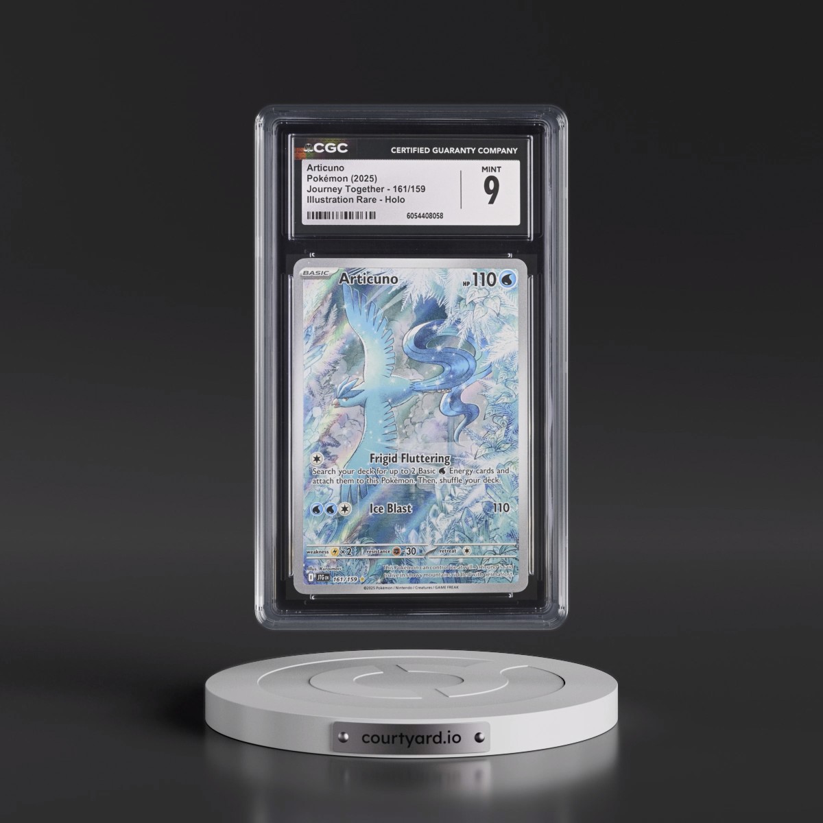 2024 Journey Together - JTG EN #161/159 Articuno - Illustration Rare Holo (CGC 9 MINT)
