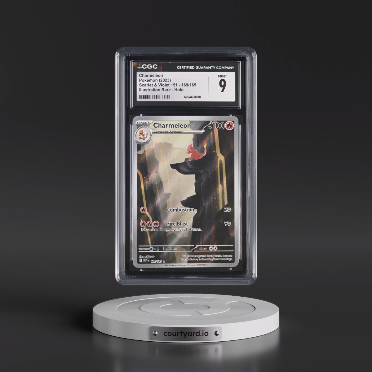 2023 Scarlet & Violet 151 - MEW EN #169/165 Charmeleon - Illustration Rare Holo (CGC 9 MINT)