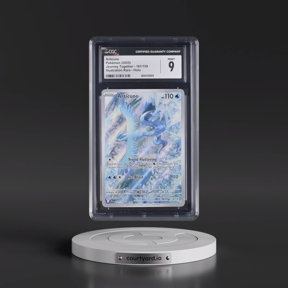 2024 Journey Together - JTG EN #161/159 Articuno - Illustration Rare Holo (CGC 9 MINT)