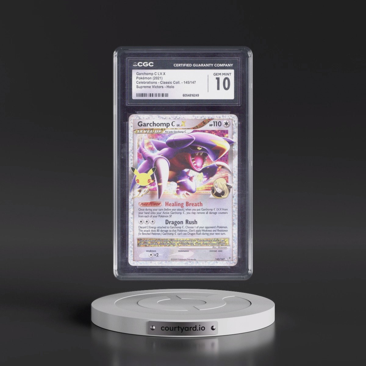 2021 Celebrations - Classic Collection #145/147 Garchomp C LV.X - Supreme Victors Holo (CGC 10 GEM MINT)