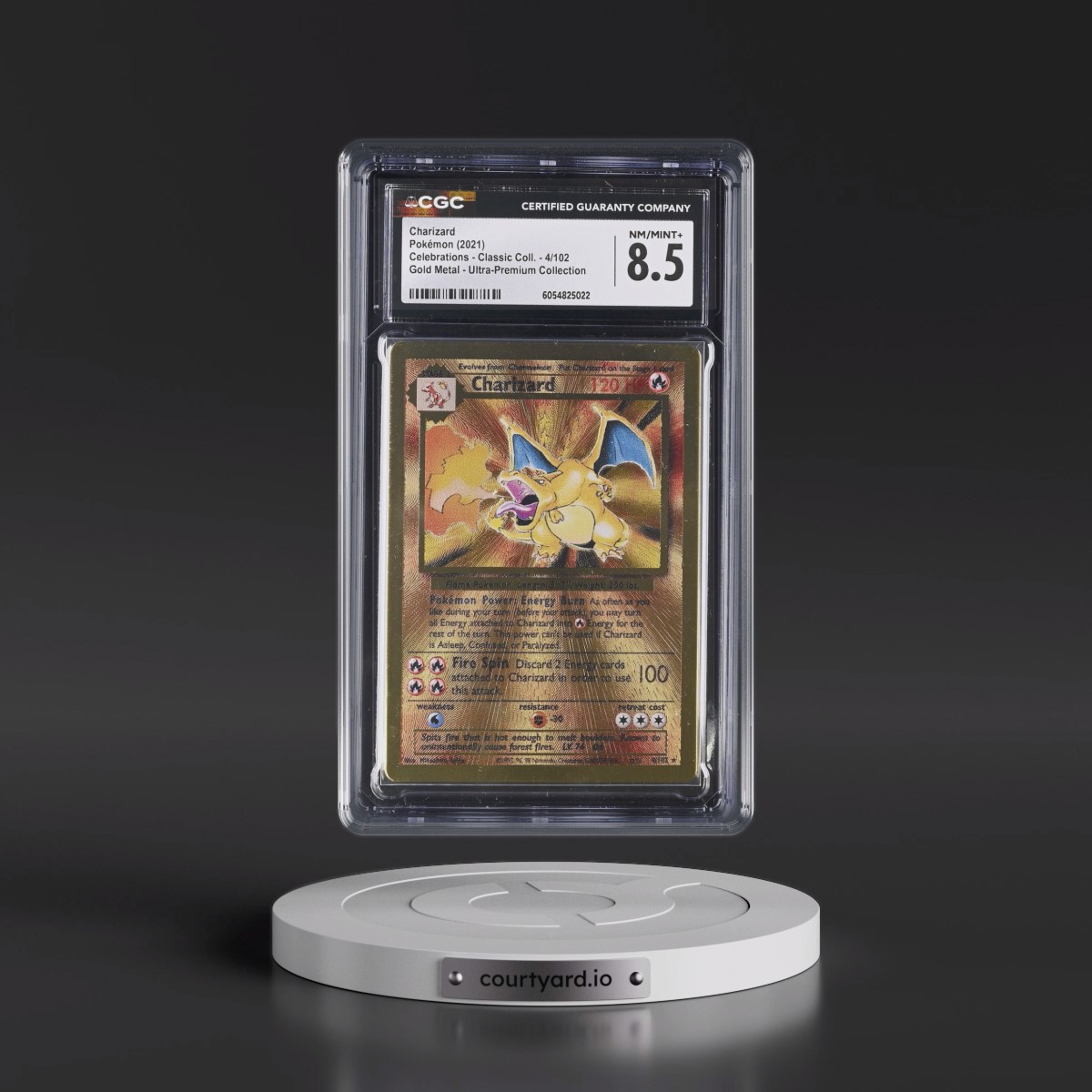 2021 Celebrations - Classic Collection #4/102 Charizard - Gold Metal - Celebrations Ultra-Premium Collection (CGC 8.5 NM-MT+)