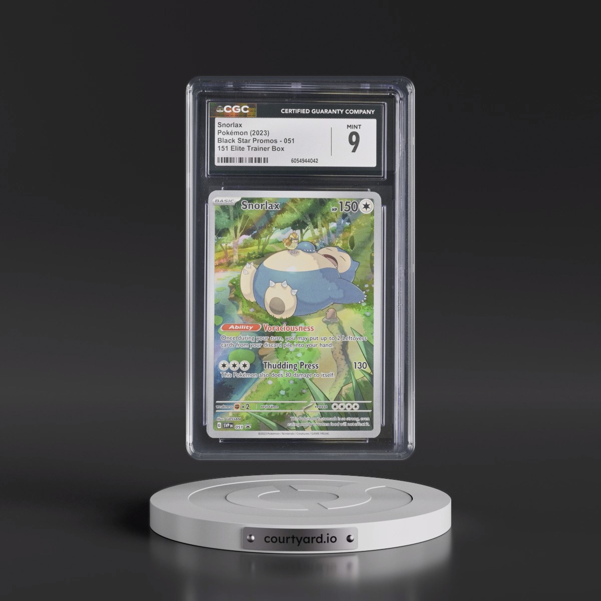 2023 Black Star Promos - Scarlet & Violet SVPEN #051 Snorlax - 151 Elite Trainer Box (Holo) (CGC 9 MINT)