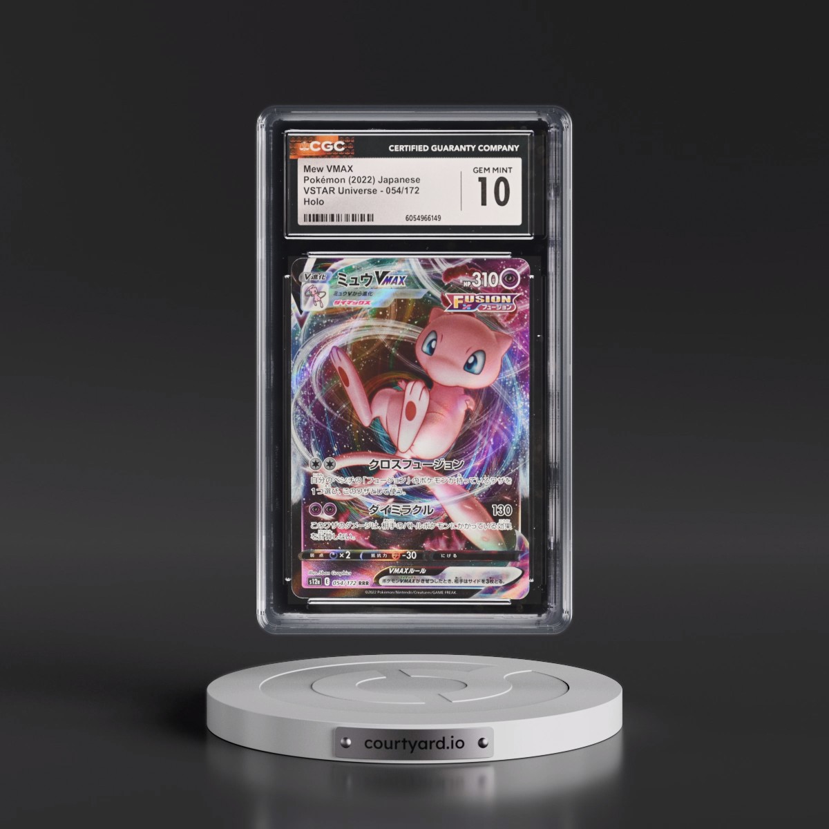 2022 VSTAR Universe #054/172 Mew VMAX - Holo (CGC 10 GEM MINT)