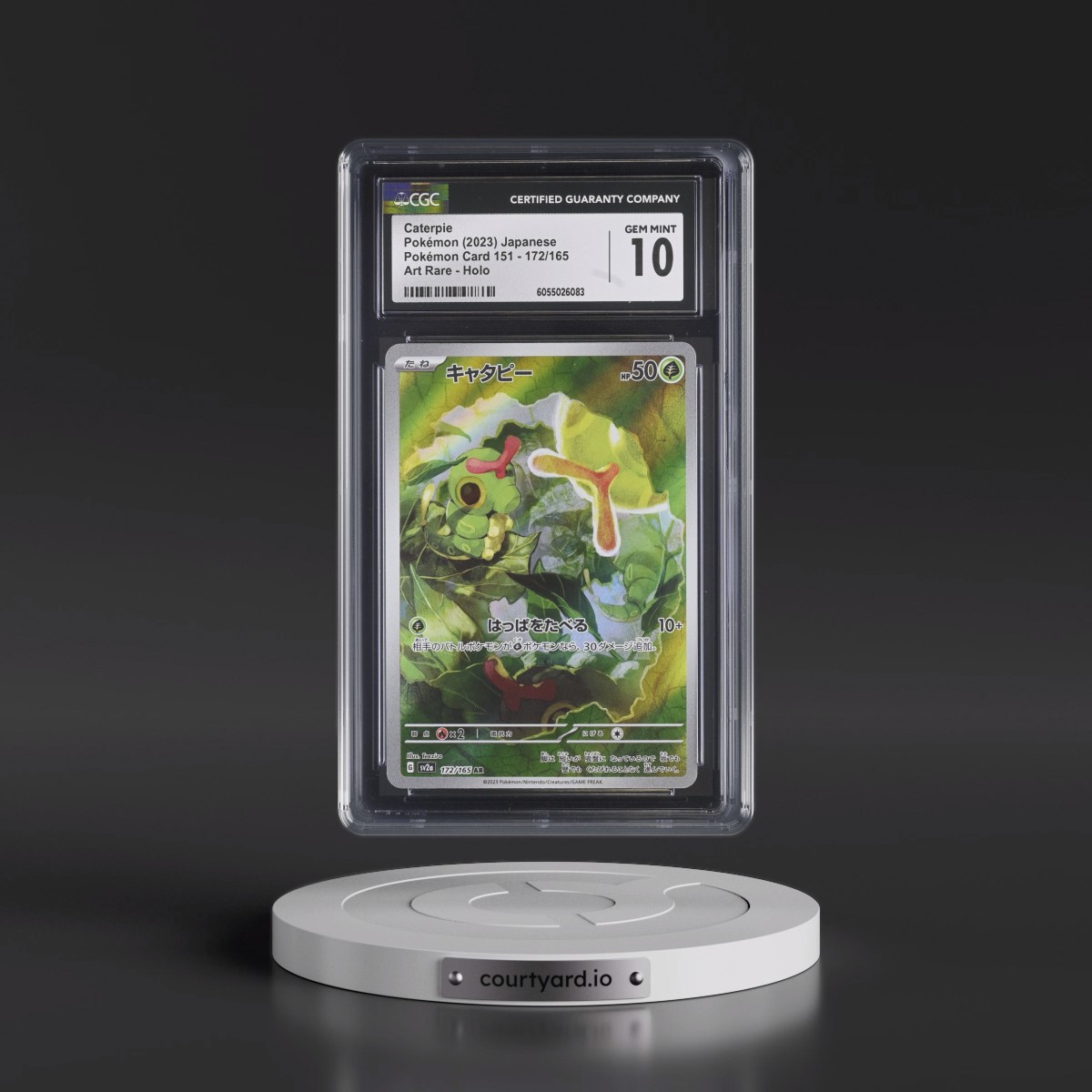 2023 Pokémon Card 151 #172/165 Caterpie - Art Rare Holo (CGC 10 GEM MINT)