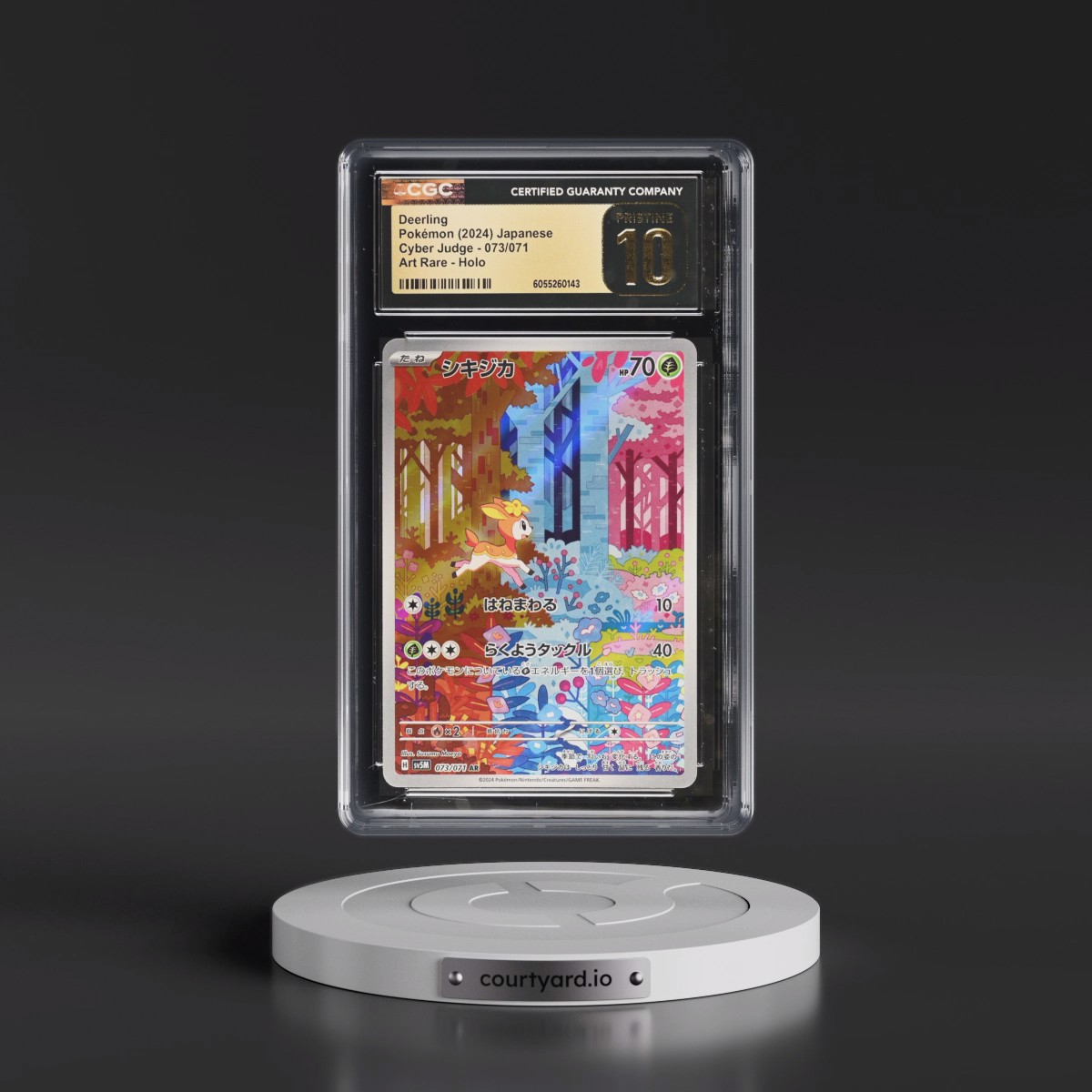 2024 Cyber Judge #073/071 Deerling - Art Rare Holo (CGC 10 PRISTINE)