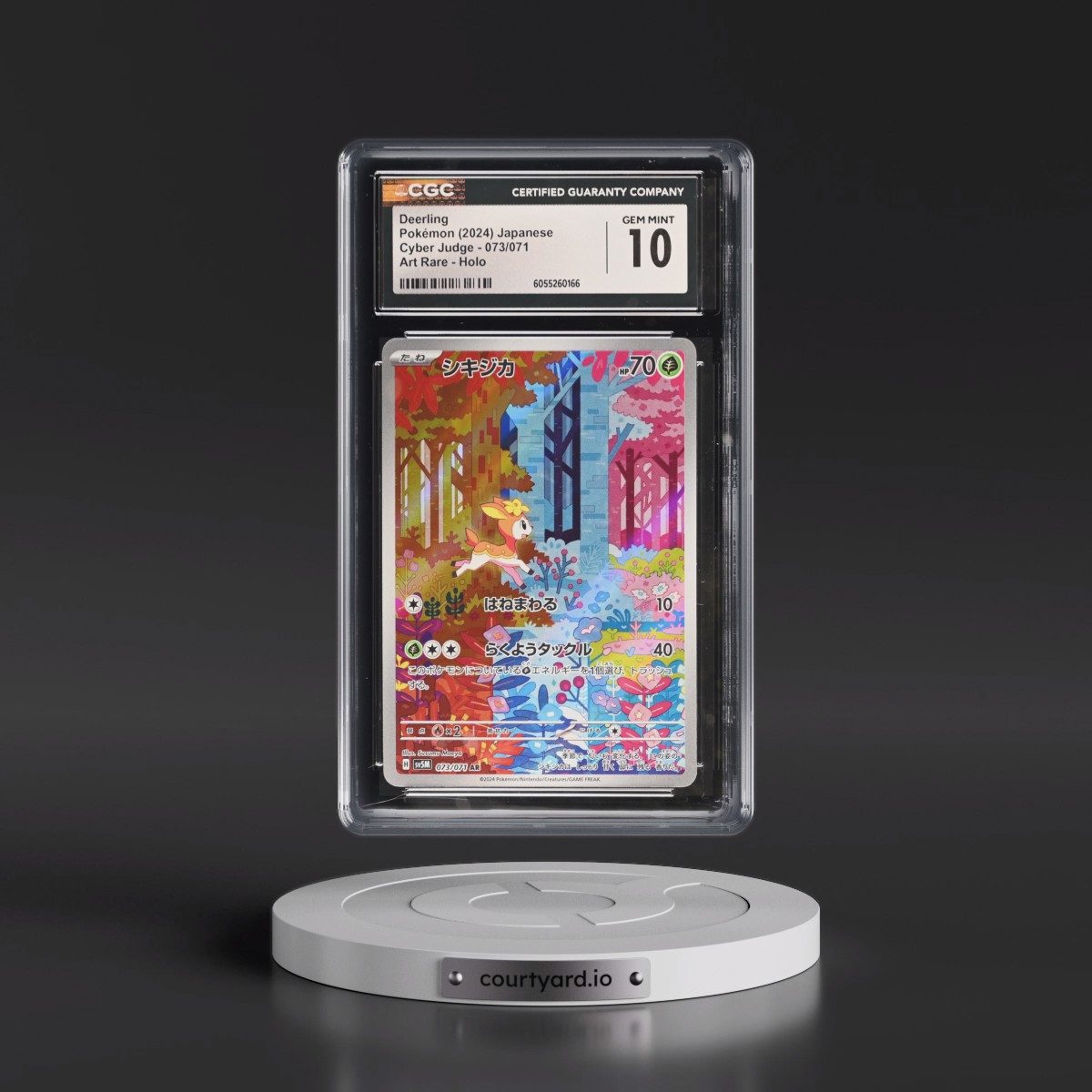 2024 Cyber Judge #073/071 Deerling - Art Rare Holo (CGC 10 GEM MINT)