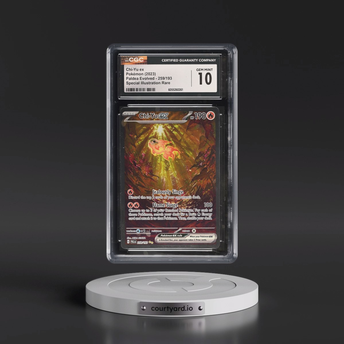 2023 Paldea Evolved - PAL EN #259/193 Chi-Yu ex - Special Illustration Rare (Holo) (CGC 10 GEM MINT)