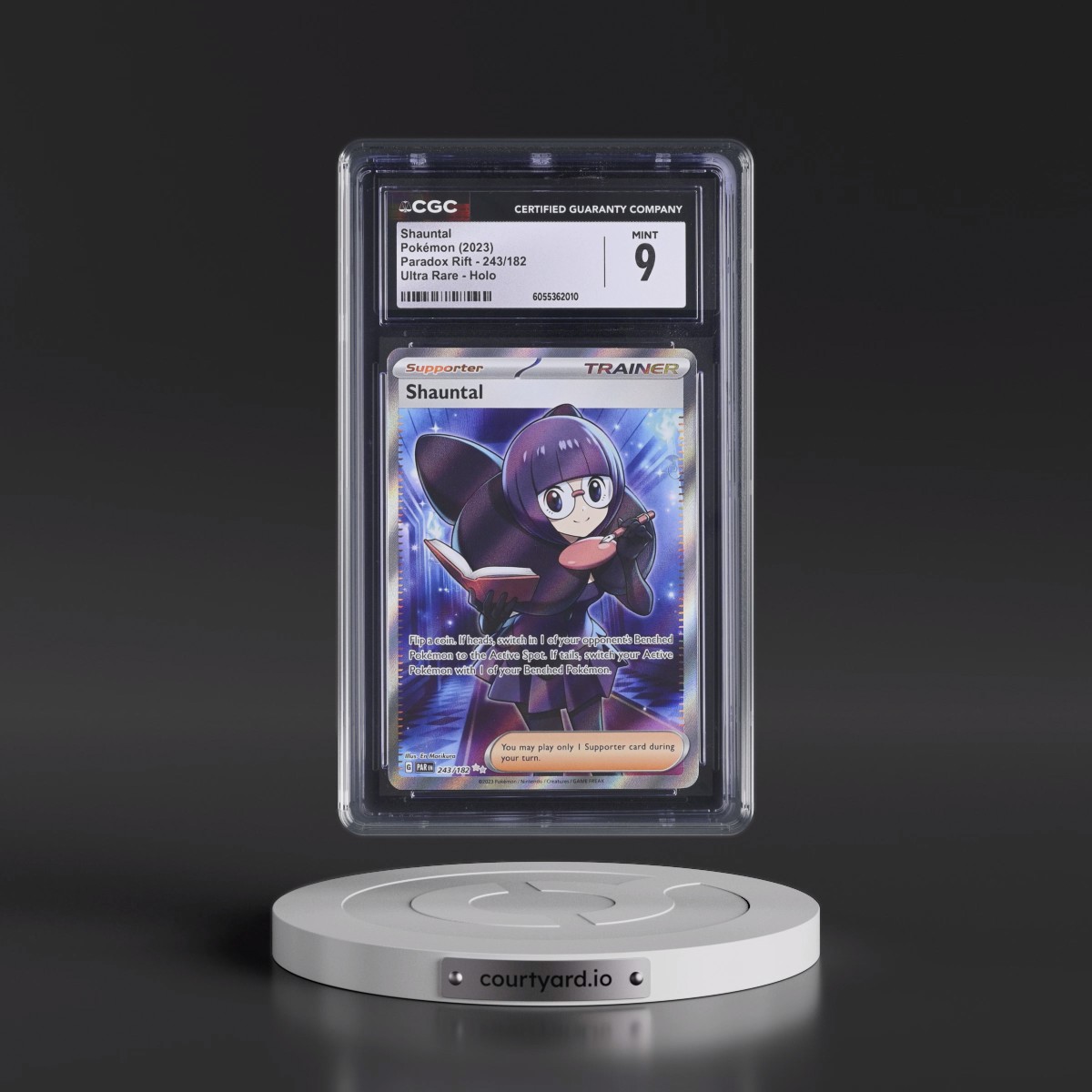 2023 Paradox Rift - PAR EN #243/182 Shauntal - Ultra Rare Holo (CGC 9 MINT)