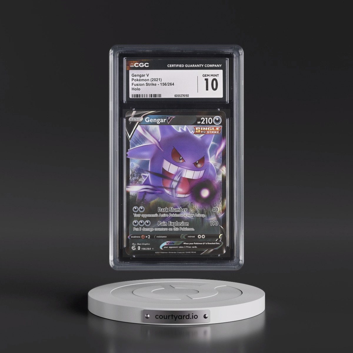 2019 Fusion Strike #156/264 Gengar V - Holo (CGC 10 GEM MINT)