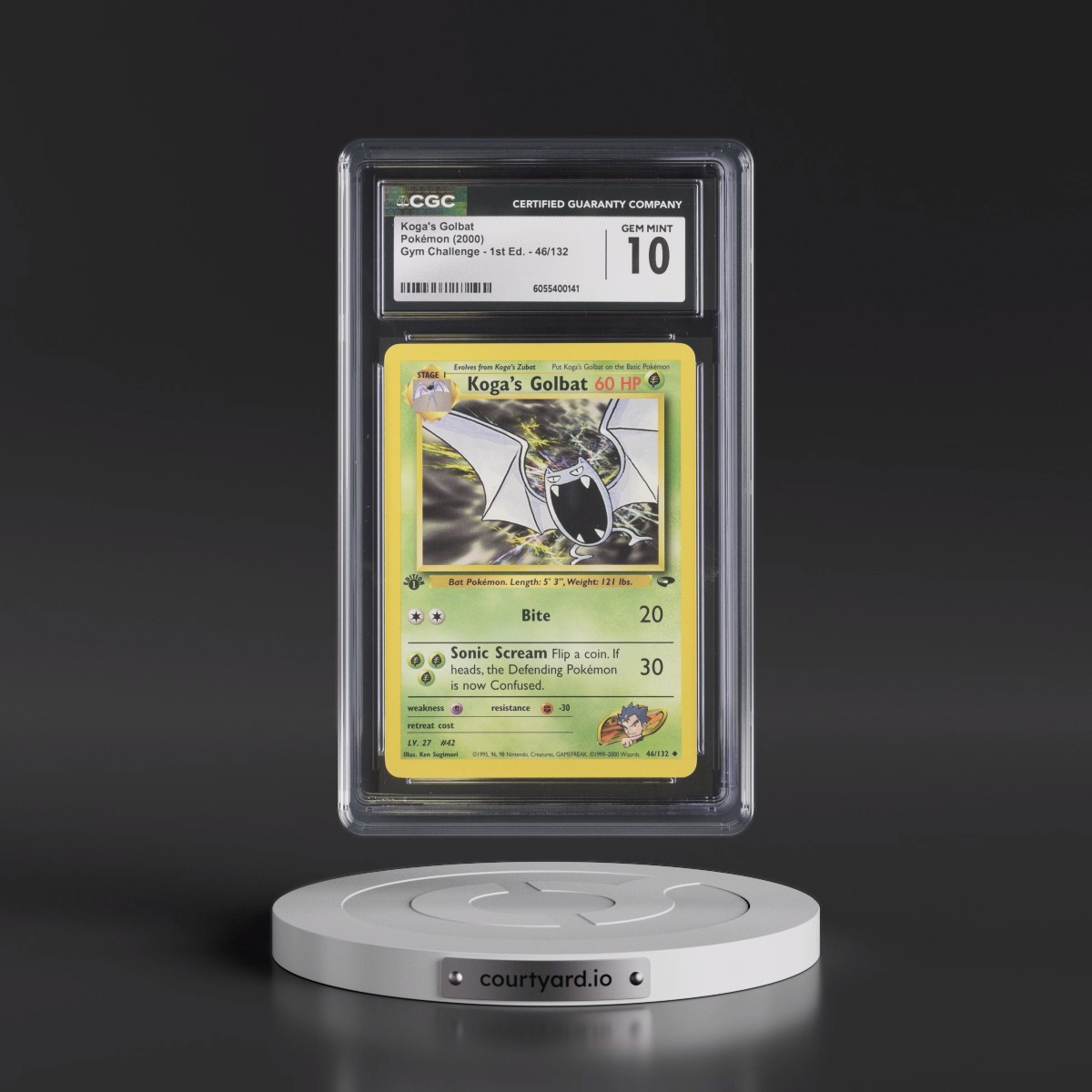 2000 Gym Challenge #46/132 Koga's Golbat - 1st Edition 1st Edition (CGC 10 GEM MINT)