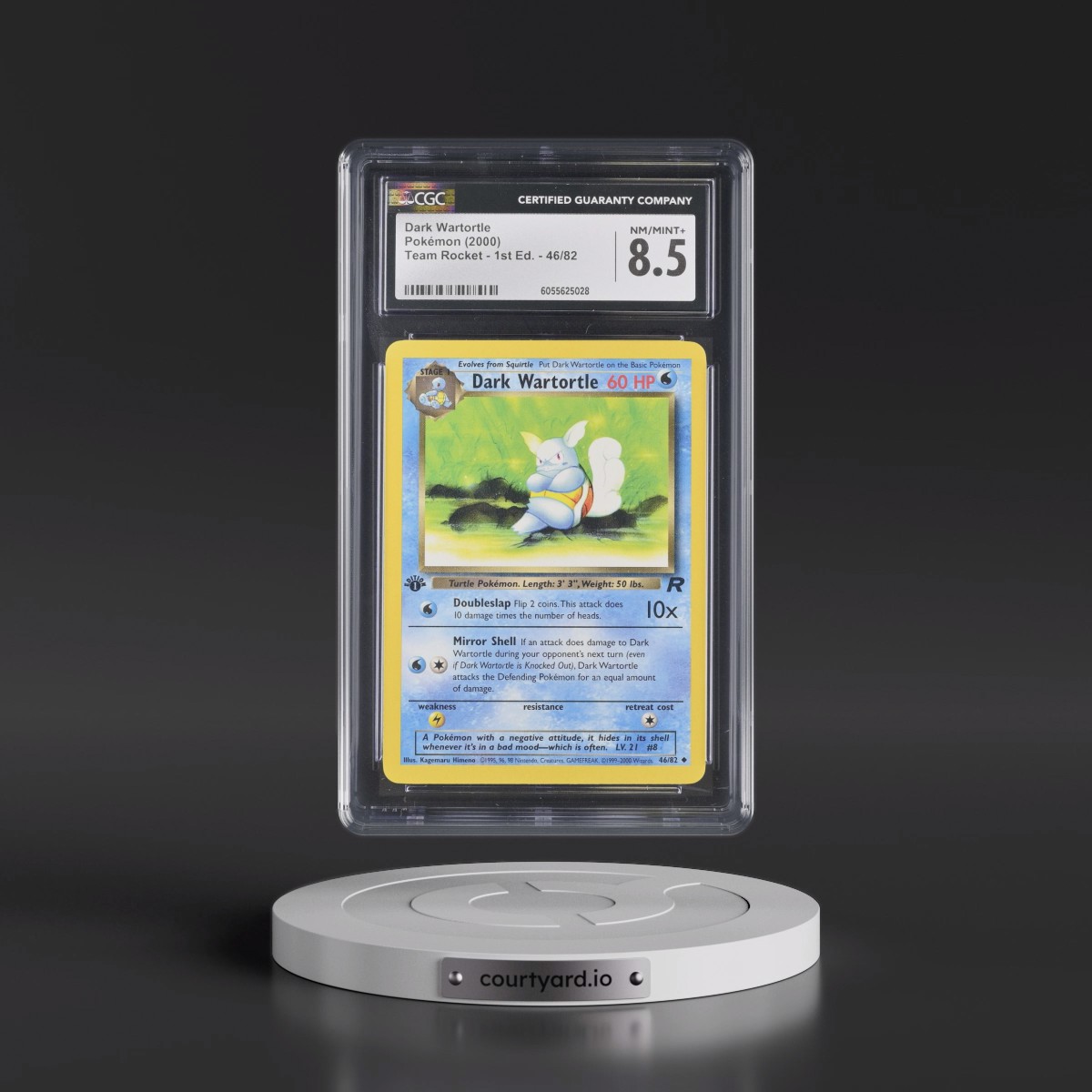 2000 Team Rocket #46/82 Dark Wartortle - 1st Edition 1st Edition (CGC 8.5 NM-MT+)