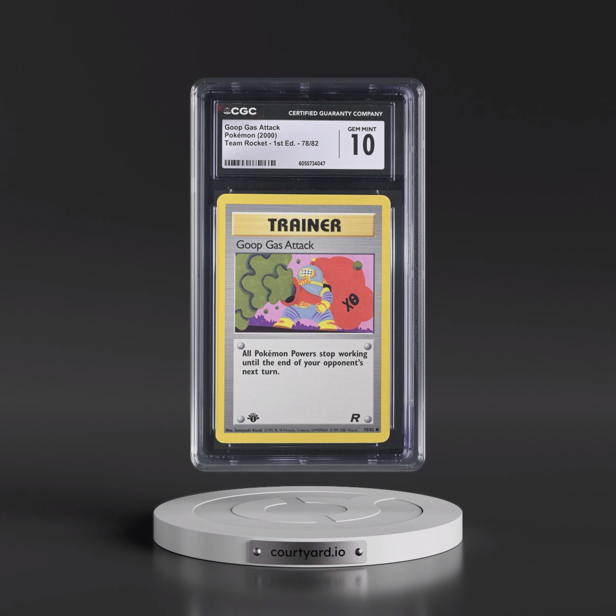 2000 Team Rocket #78/82 Goop Gas Attack - 1st Edition 1st Edition (CGC 10 GEM MINT)