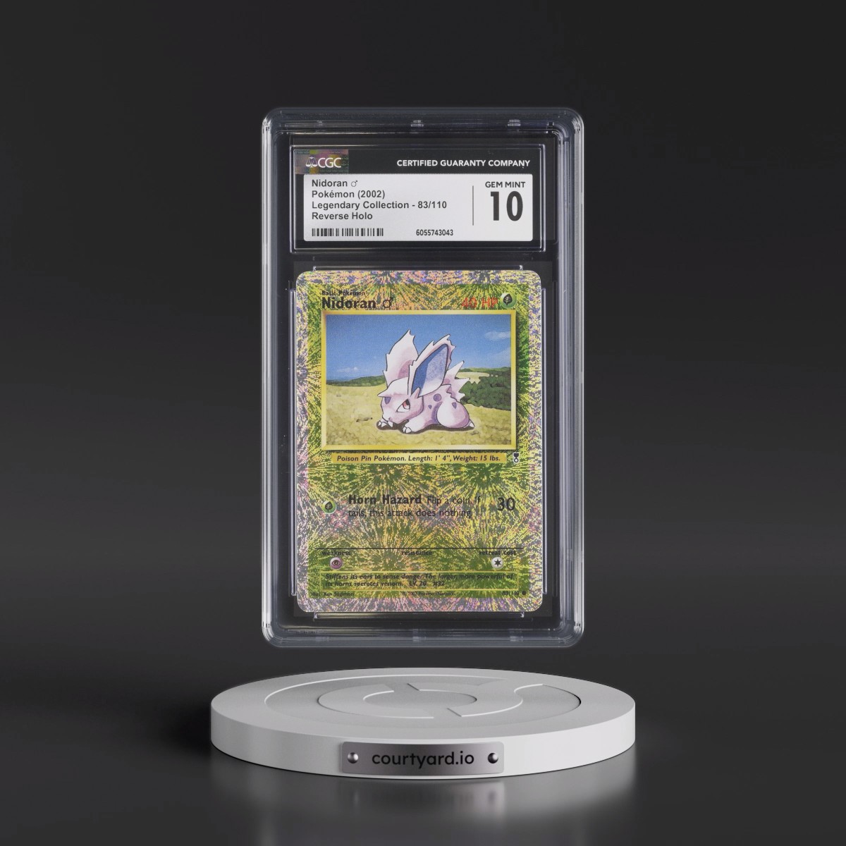 2002 Legendary Collection #83/110 Nidoran â?? - Reverse Holo (CGC 10 GEM MINT)