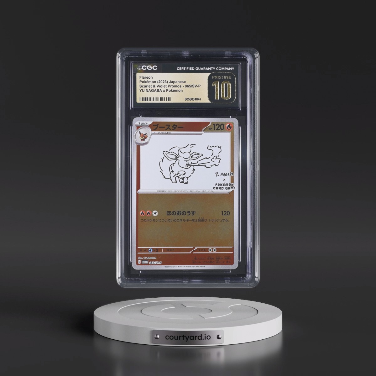 2022 Scarlet & Violet Promos #065/SV-P Flareon - Reverse Holo YU NAGABA x Pokémon () (CGC 10 PRISTINE)