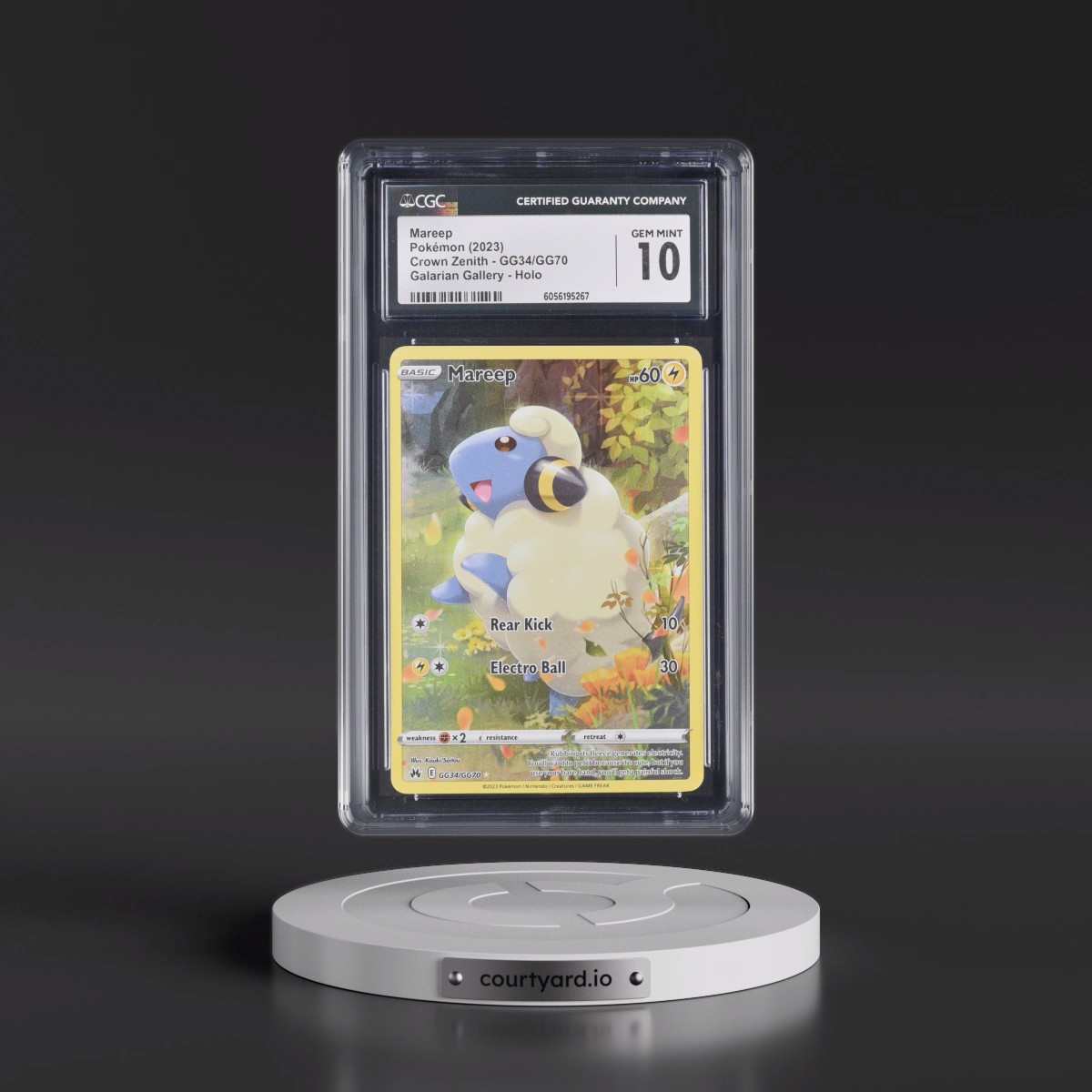2023 Crown Zenith #GG34/GG70 Mareep - Galarian Gallery Holo (CGC 10 GEM MINT)