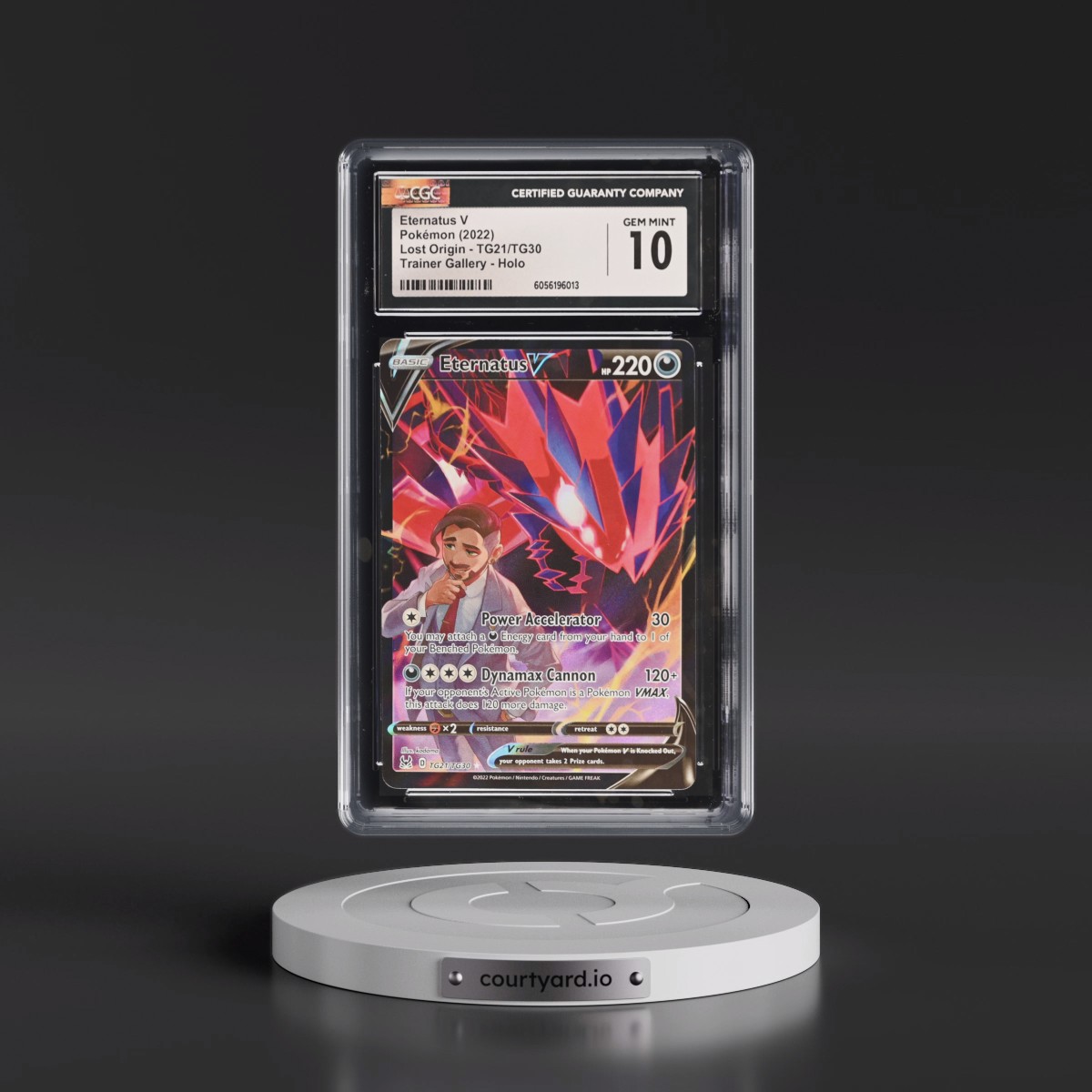 2022 Lost Origin #TG21/TG30 Eternatus V - Trainer Gallery Holo (CGC 10 GEM MINT)