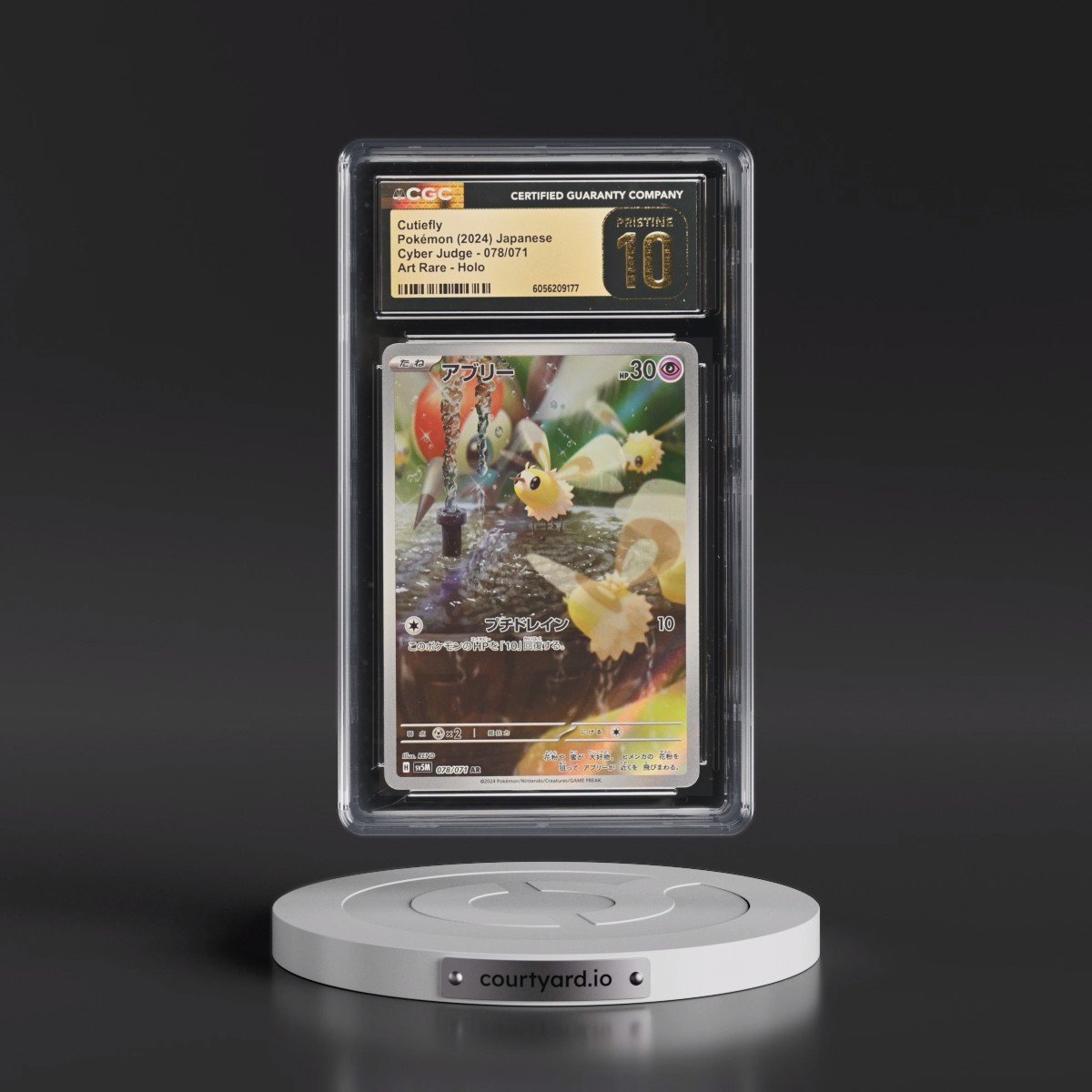 2024 Cyber Judge Cutiefly - Art Rare Holo #078/071 CGC 10