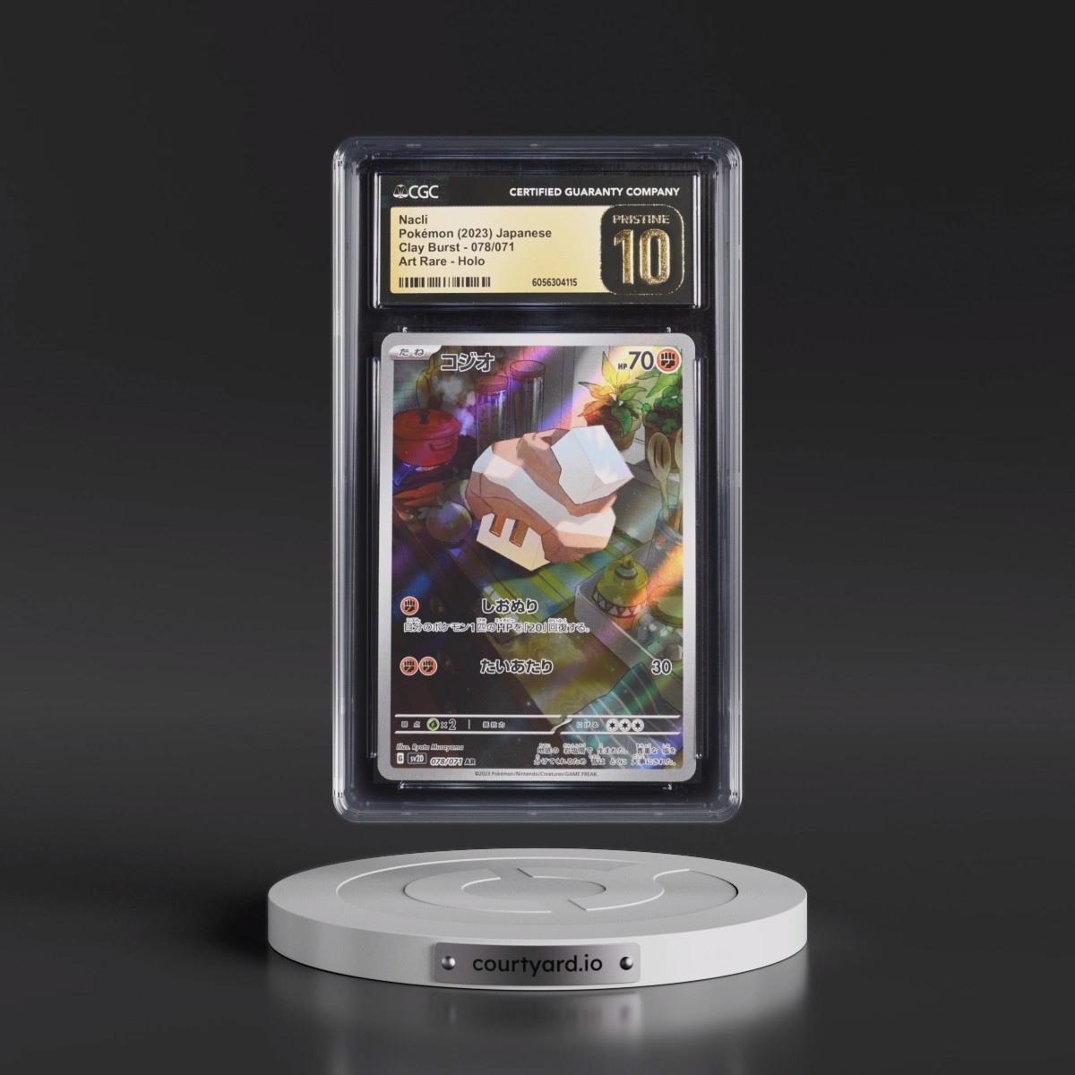 2023 Clay Burst #078/071 Nacli - Art Rare Holo (CGC 10 PRISTINE)