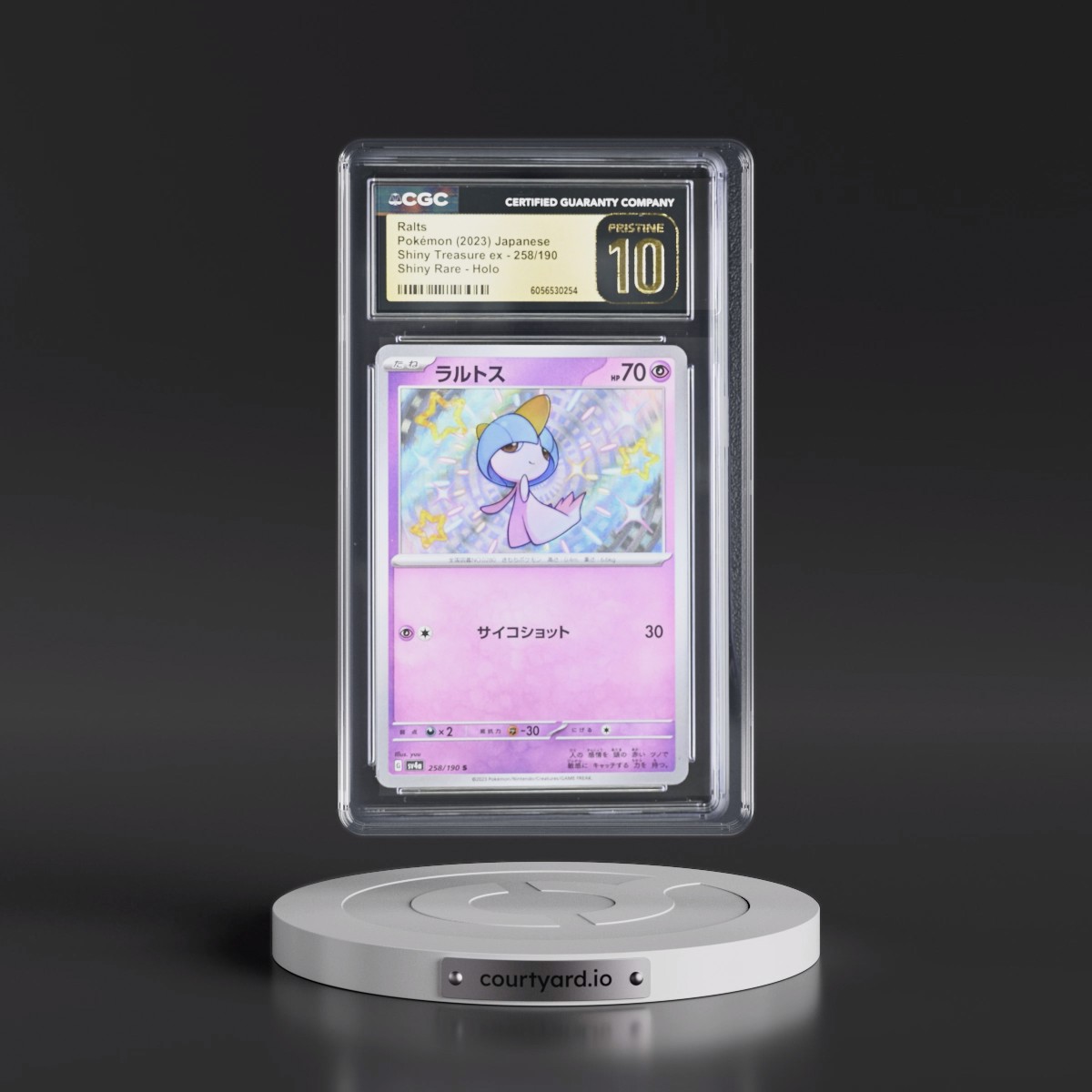 2023 Shiny Treasure ex #258/190 Ralts - Shiny Rare Holo (CGC 10 PRISTINE)