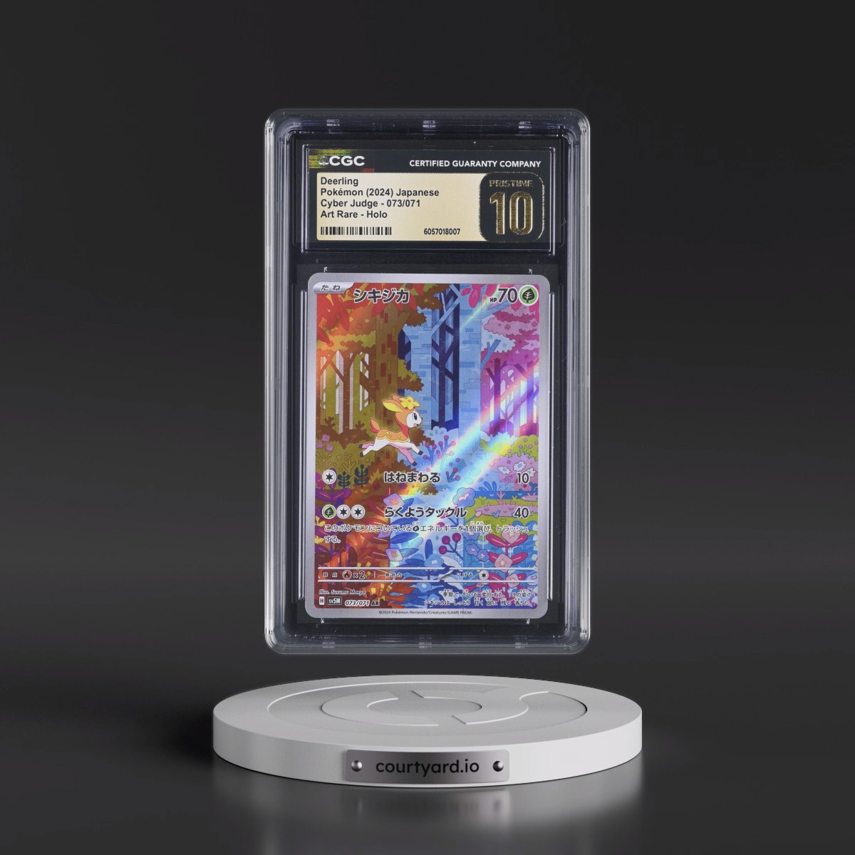 2024 Cyber Judge #073/071 Deerling - Art Rare Holo (CGC 10 PRISTINE)
