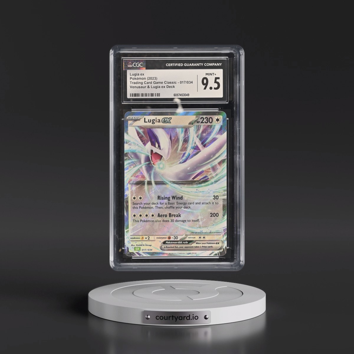 2023 Trading Card Game Classic - CLV, CLC, CLB #017/034 Lugia ex - Venusaur & Lugia ex Deck - CLV Holo (CGC 9.5 MINT+)