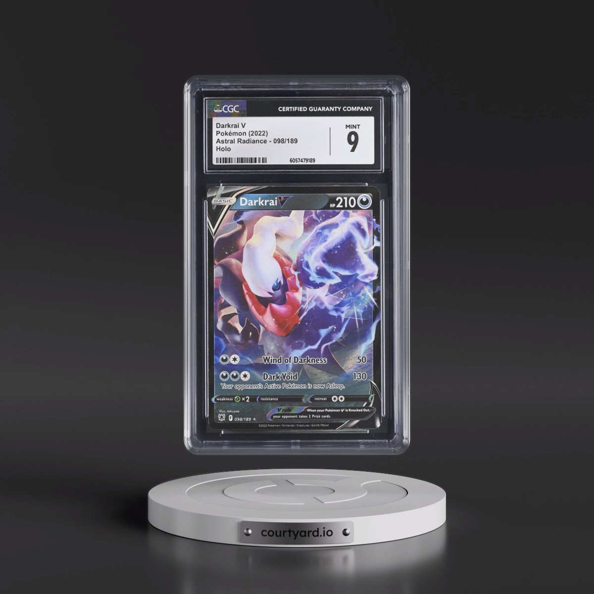 Astral Radiance #098/189 Darkrai V - Holo (CGC 9 MINT)